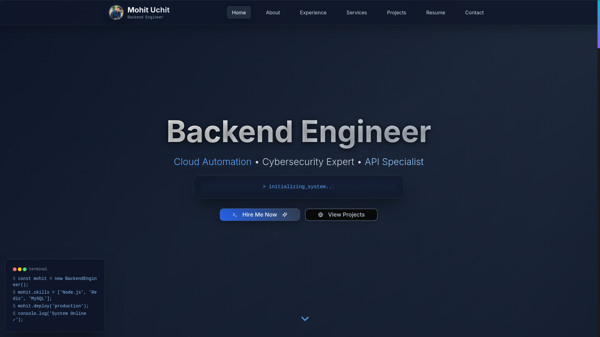 website screenshot of https://ankurshukla.online/