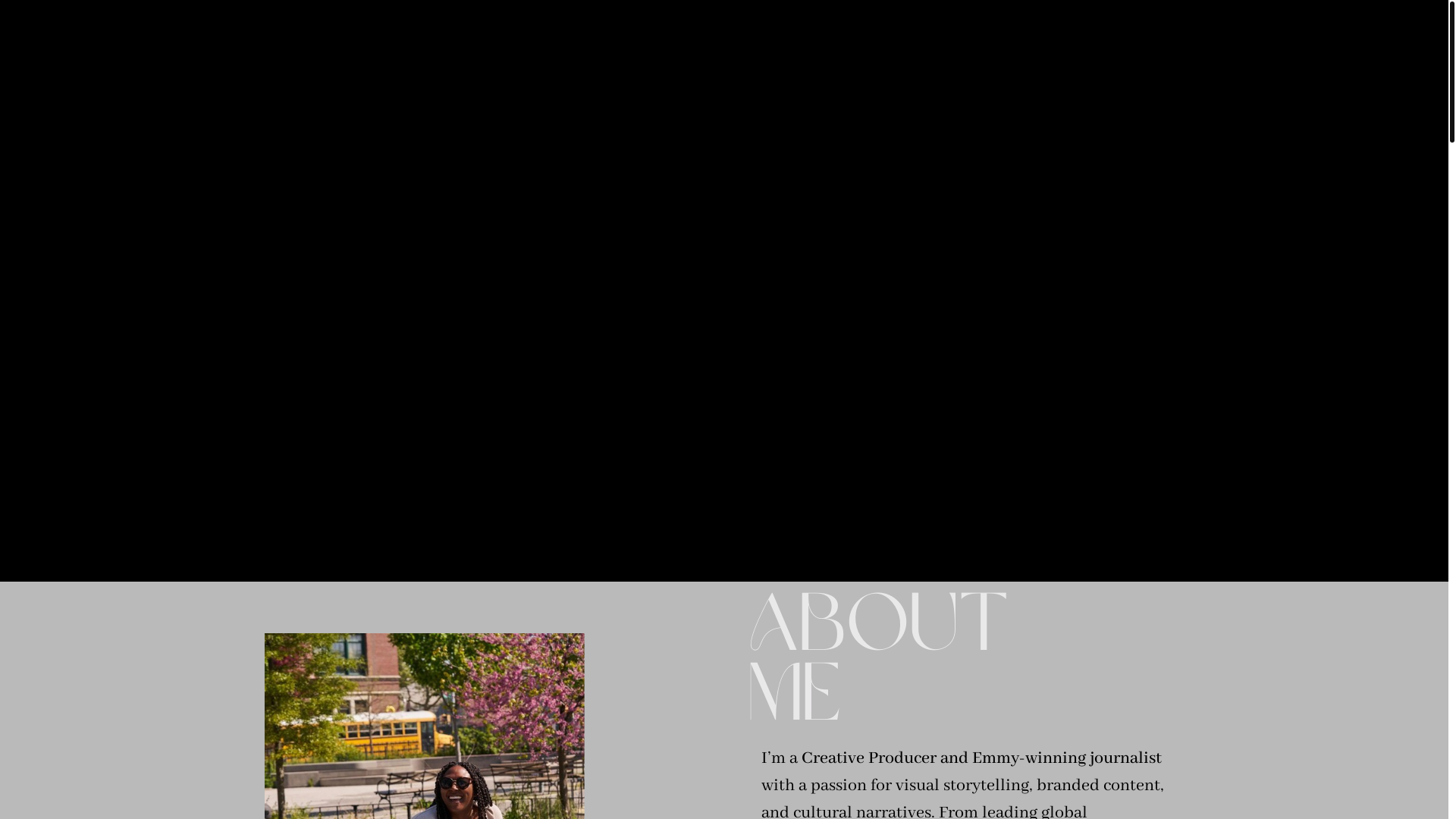website screenshot of https://zoehbenjamin.com/
