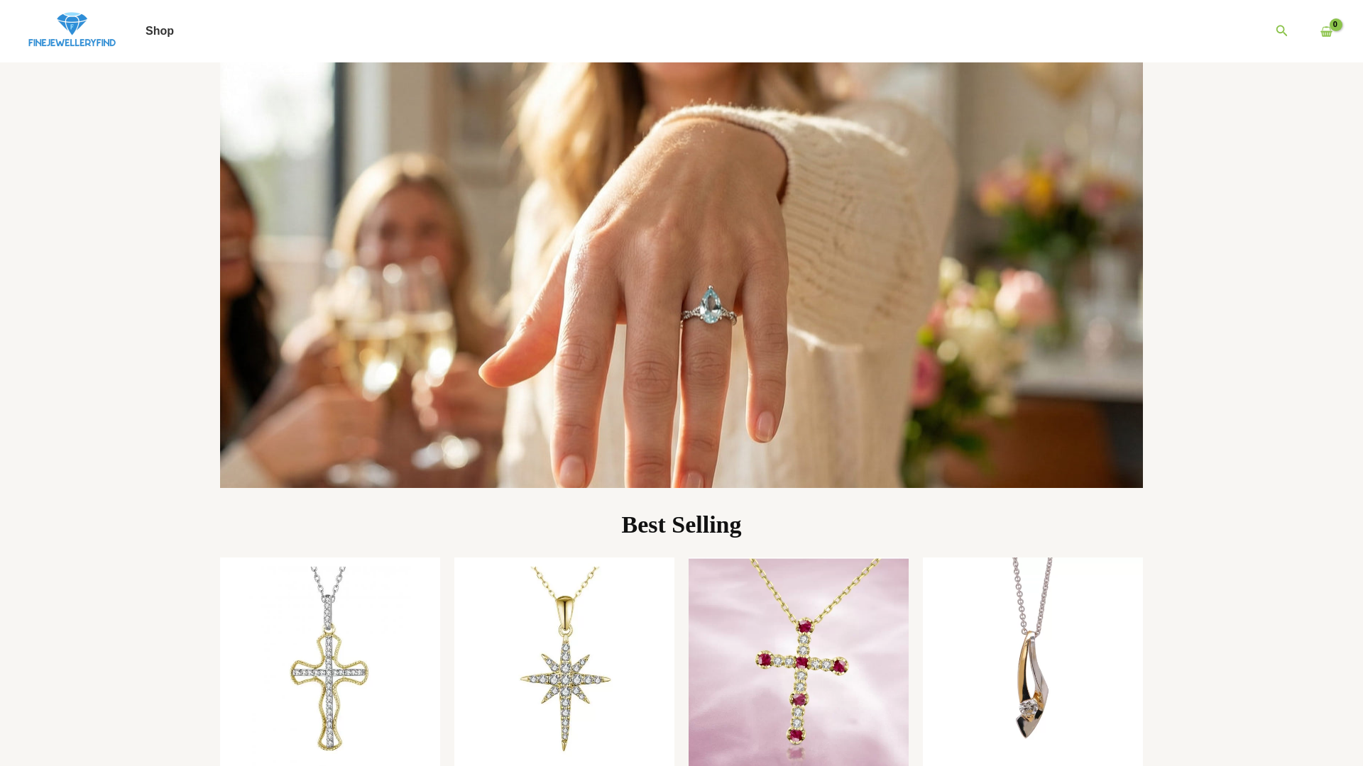 website screenshot of https://finejewelleryfind.com/