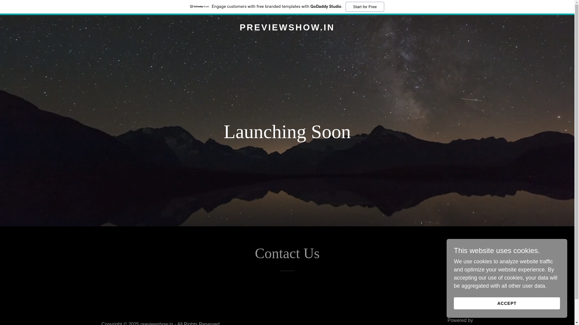 website screenshot of https://previewshow.in/