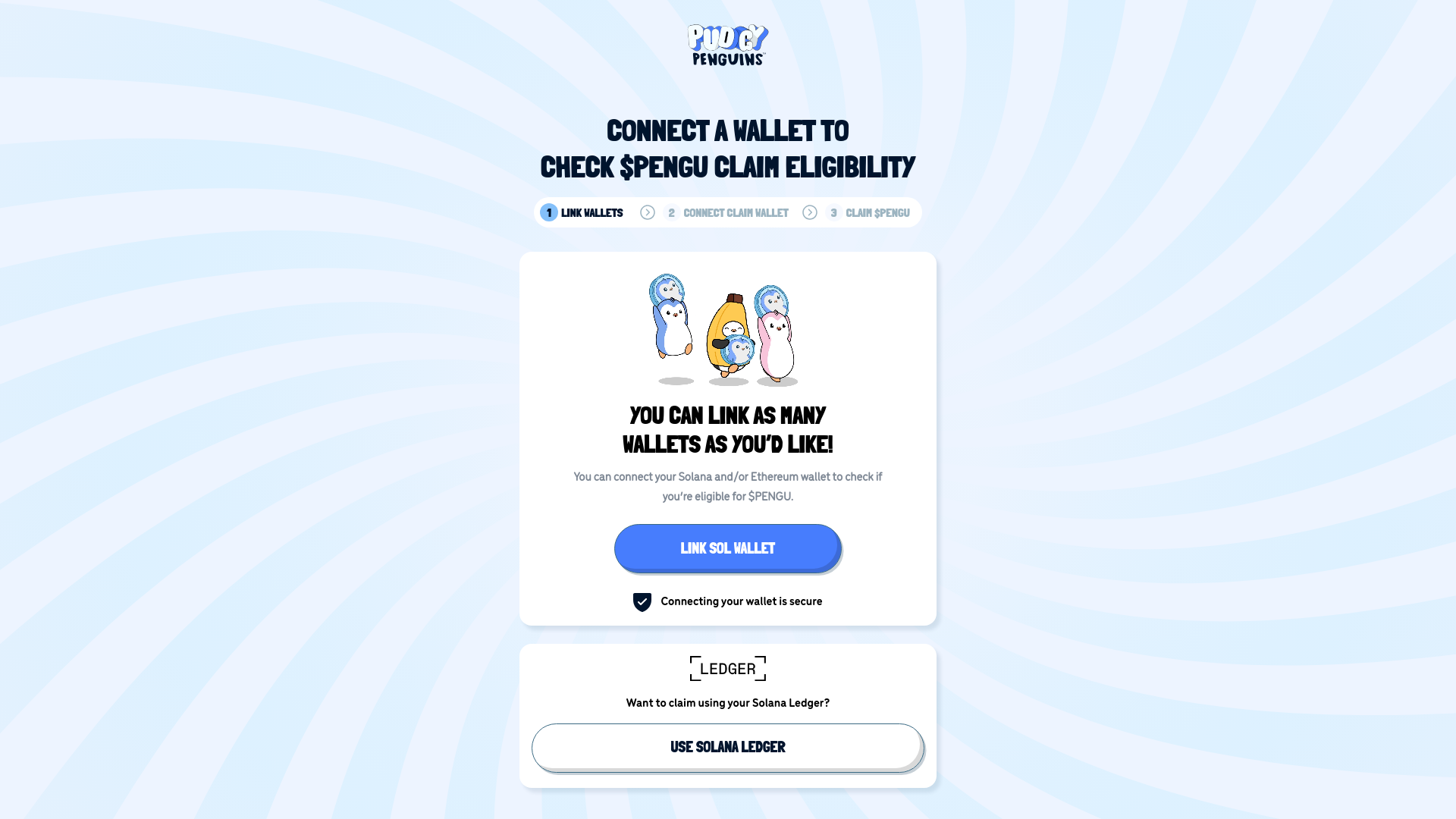website screenshot of https://pudgy.social