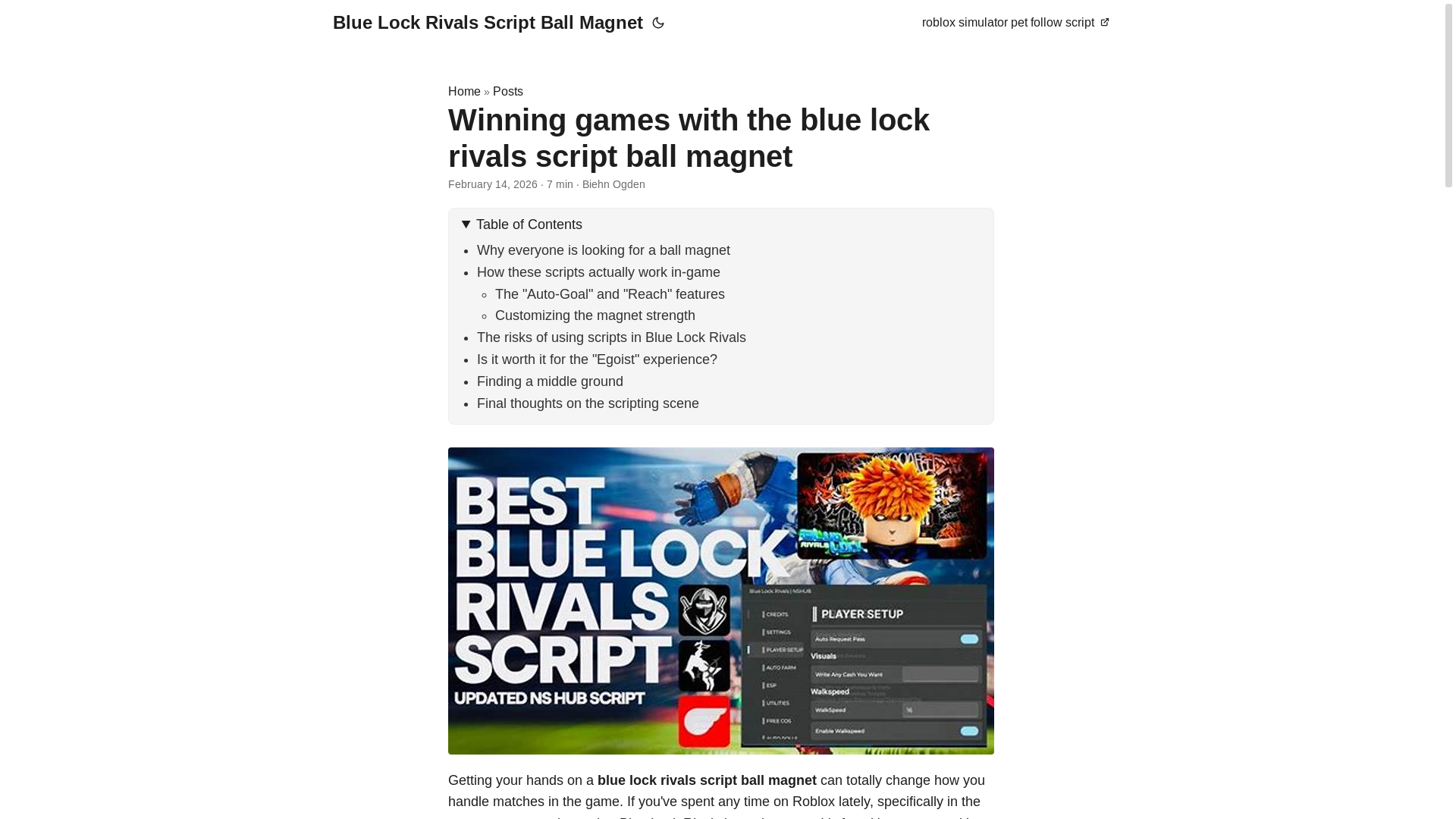 website screenshot of https://blue-lock-rivals-script-ball-magnet.pages.dev/