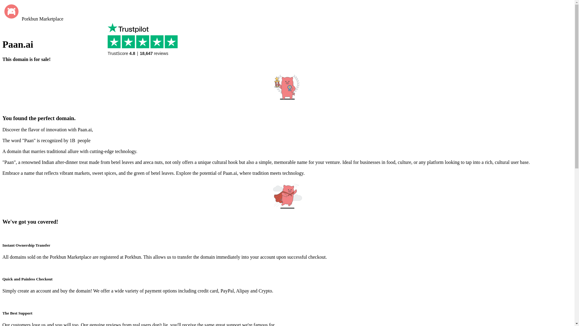 website screenshot of https://paan.ai/