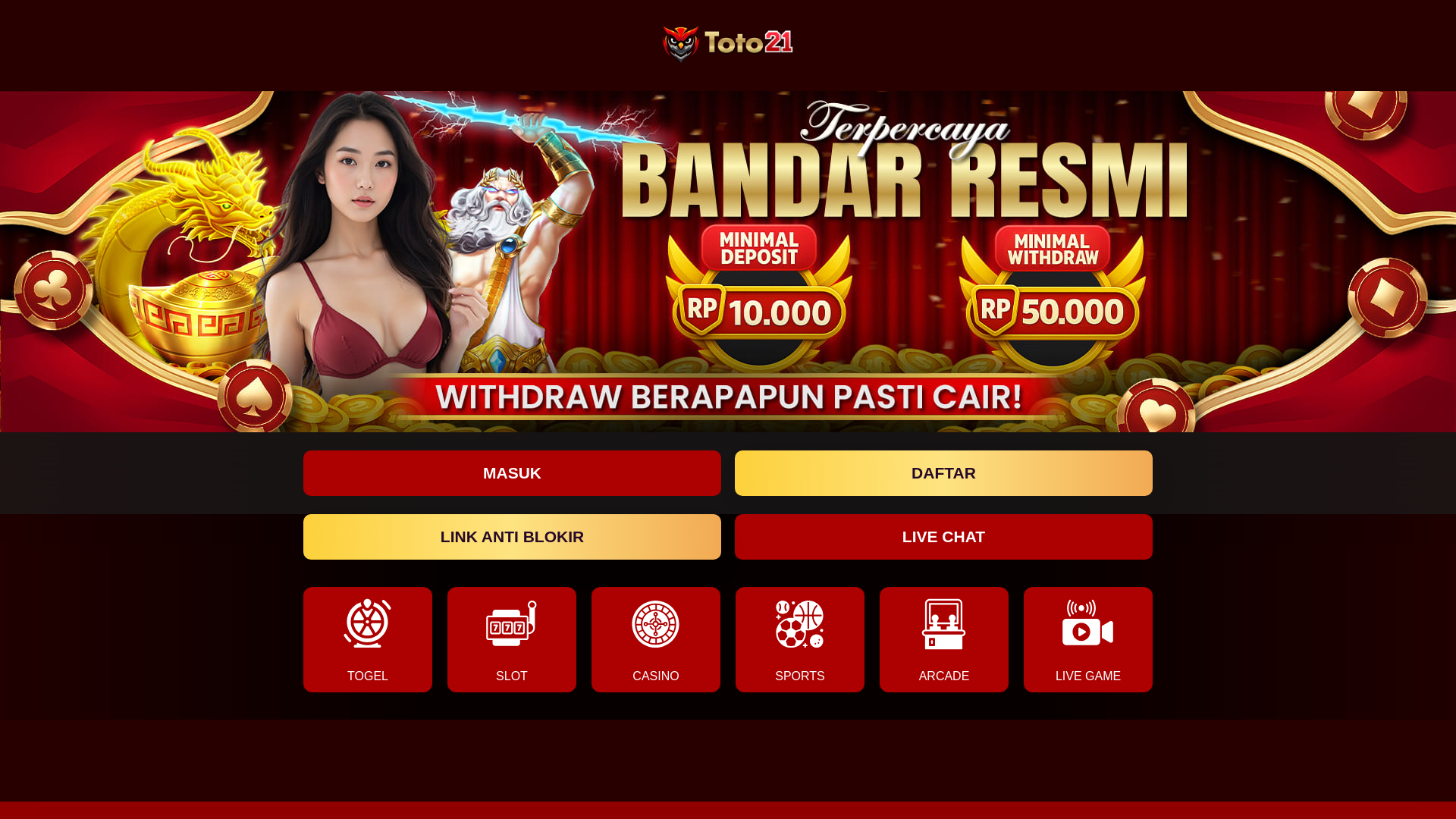 website screenshot of https://toto21mobile.pages.dev/