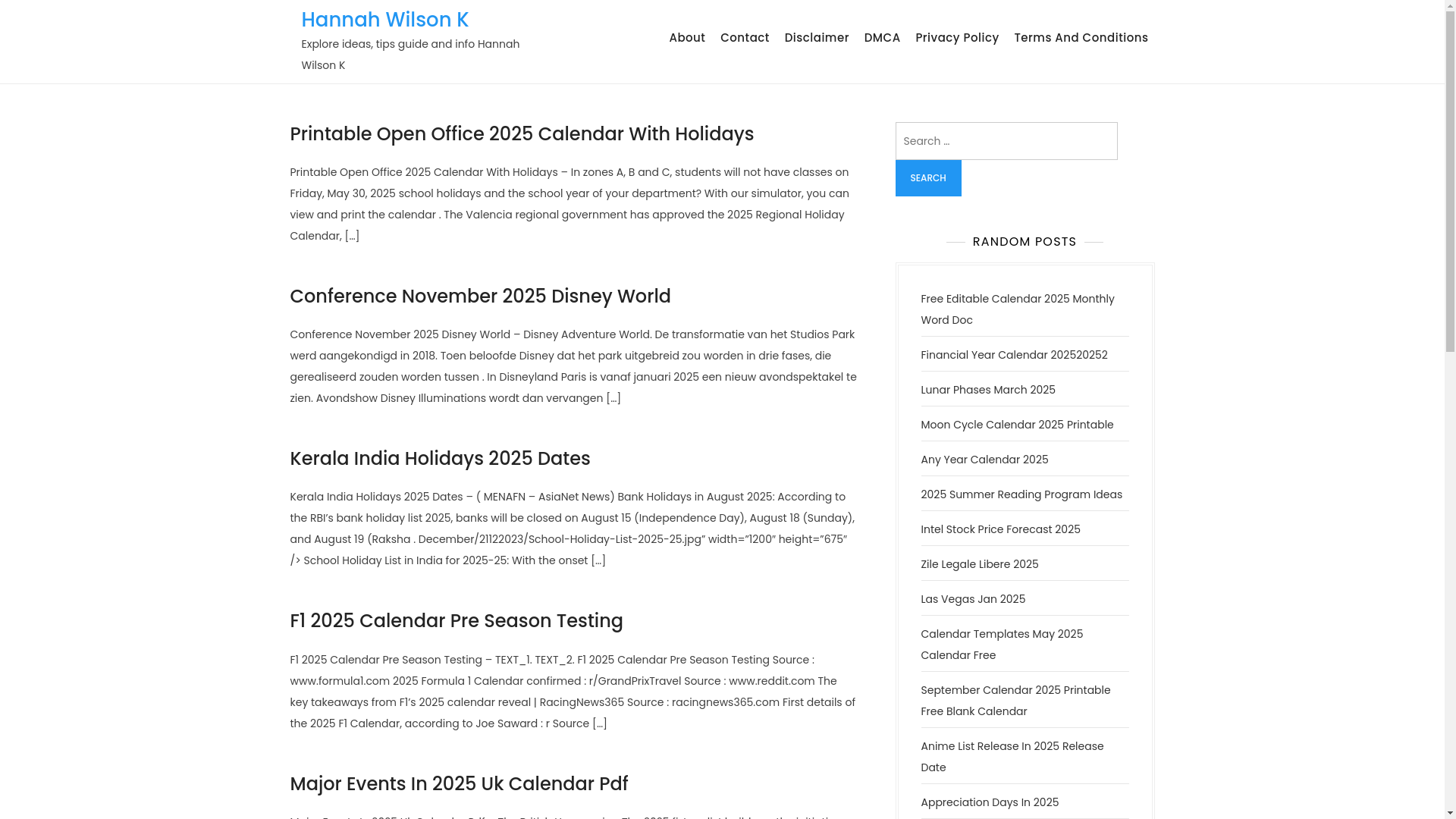 website screenshot of https://hannahwilsonk.pages.dev/