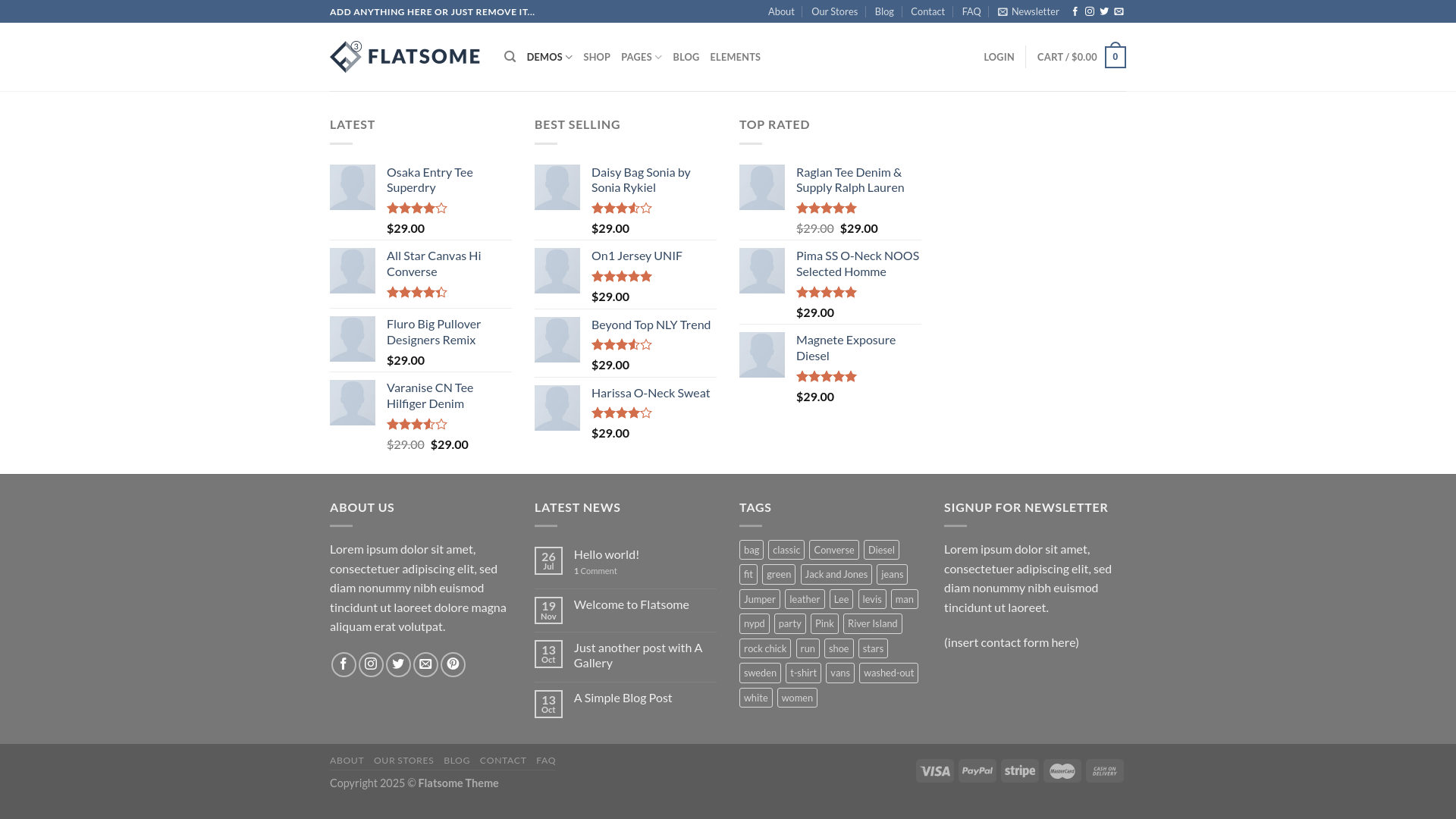 website screenshot of https://stellecarry.com/