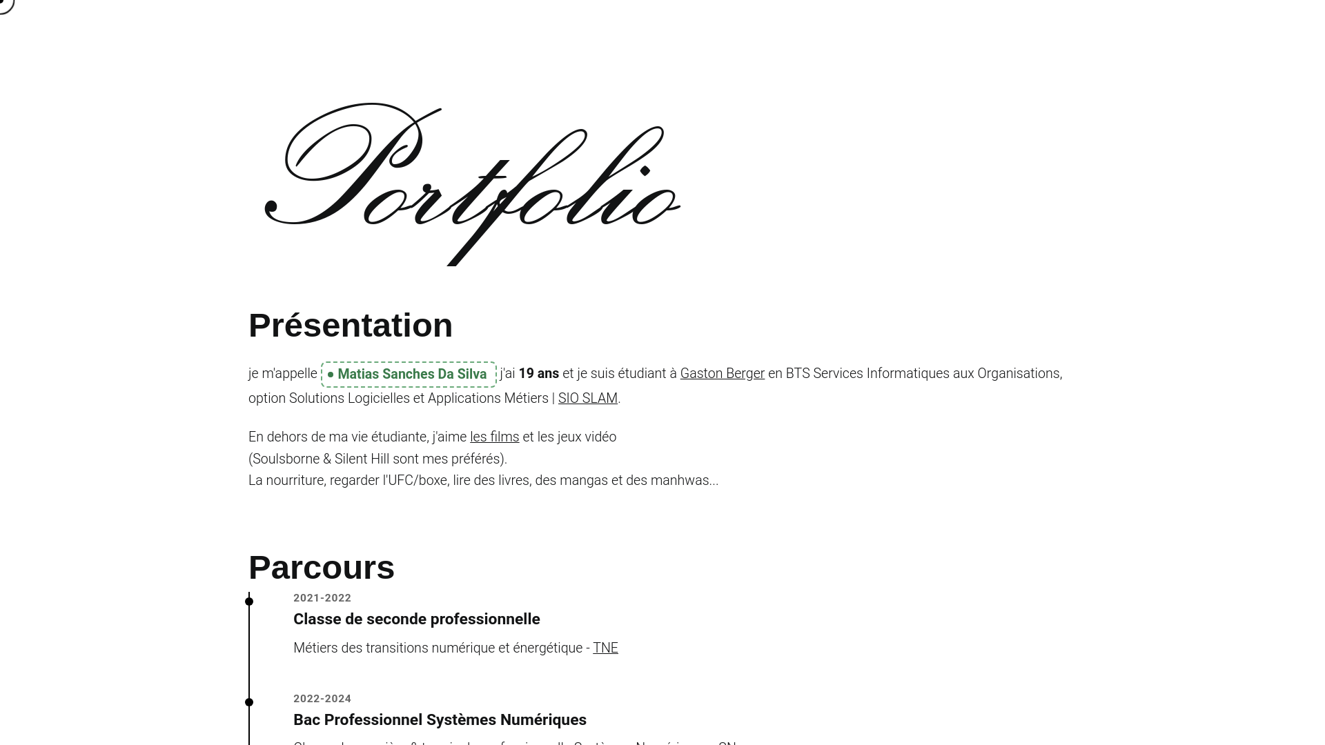 website screenshot of https://matiassanchesdasilva.dev