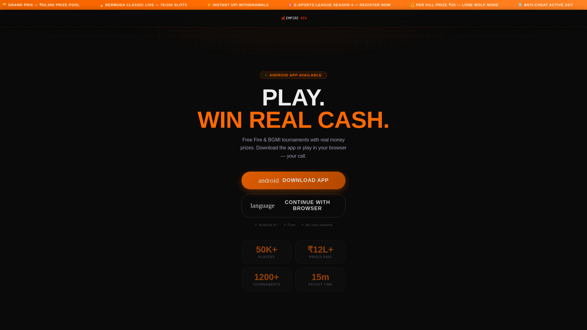 website screenshot of https://empirewinbr.pages.dev/