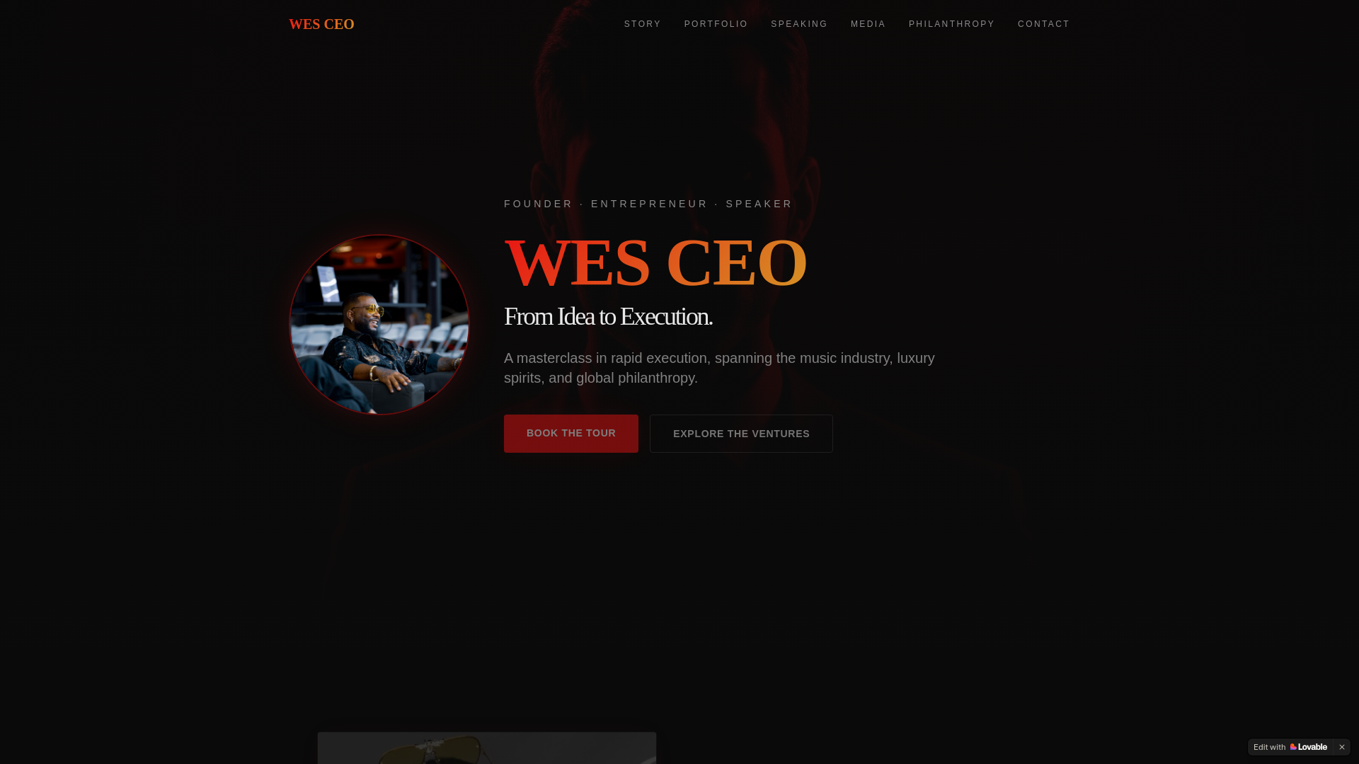 website screenshot of https://wesceo.com/