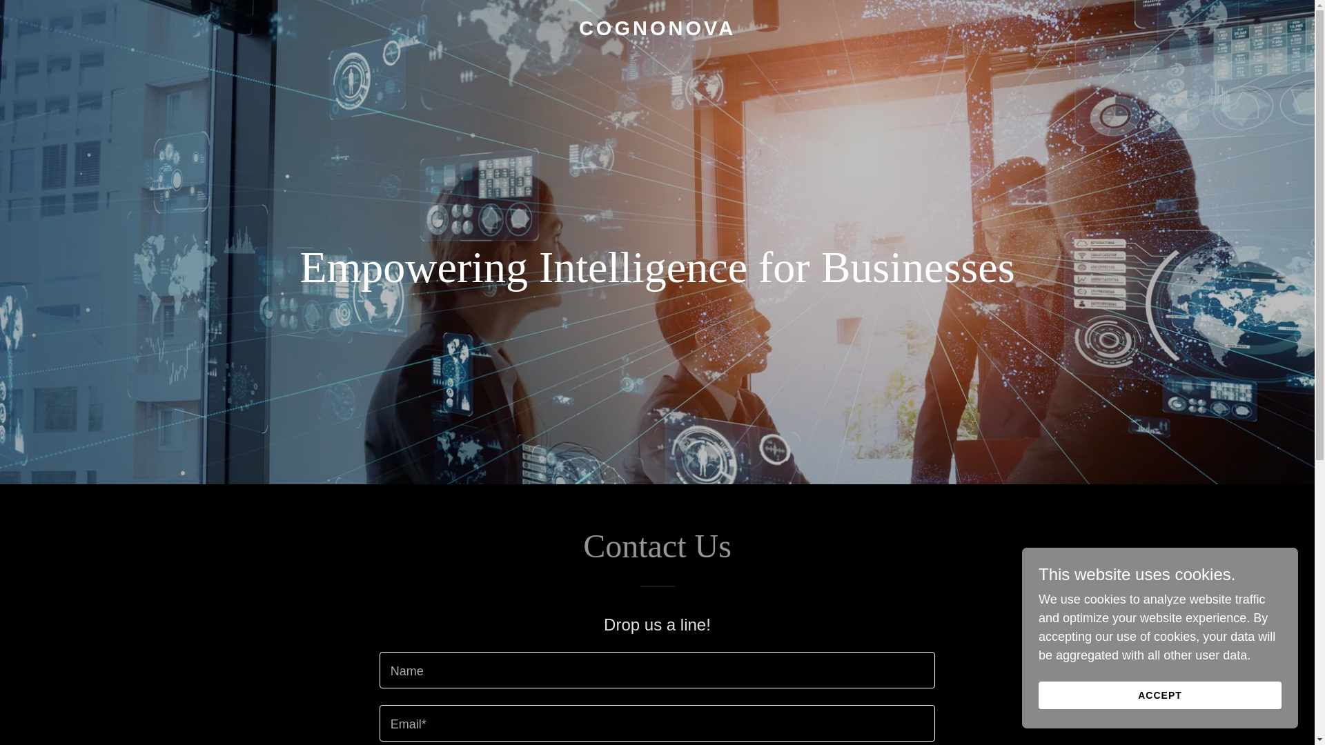 website screenshot of https://cognonova.com/