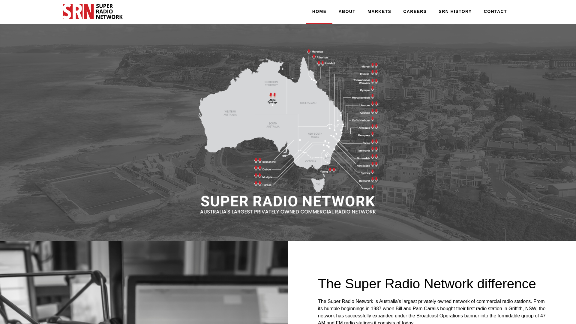 website screenshot of https://broadcastoperations.com.au