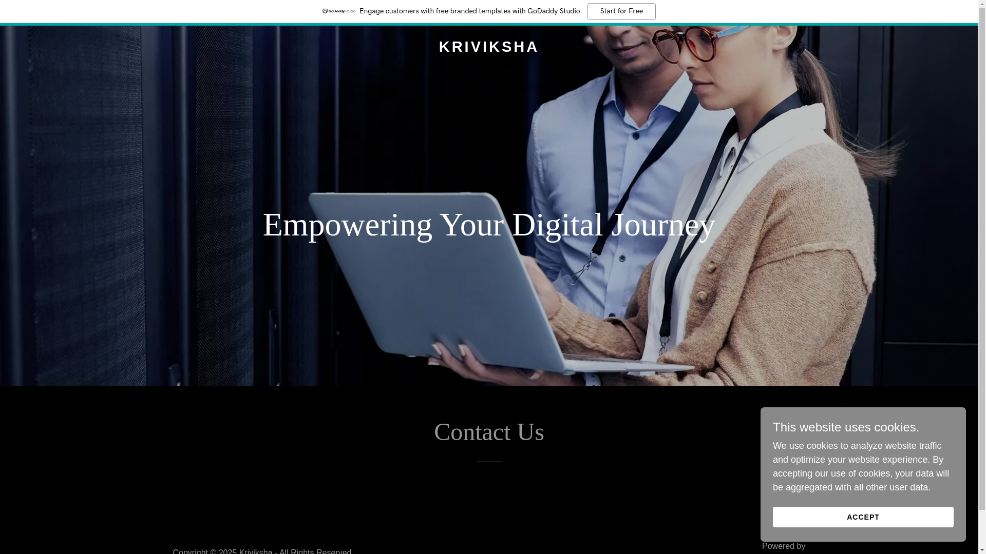 website screenshot of https://kriviksha.com/