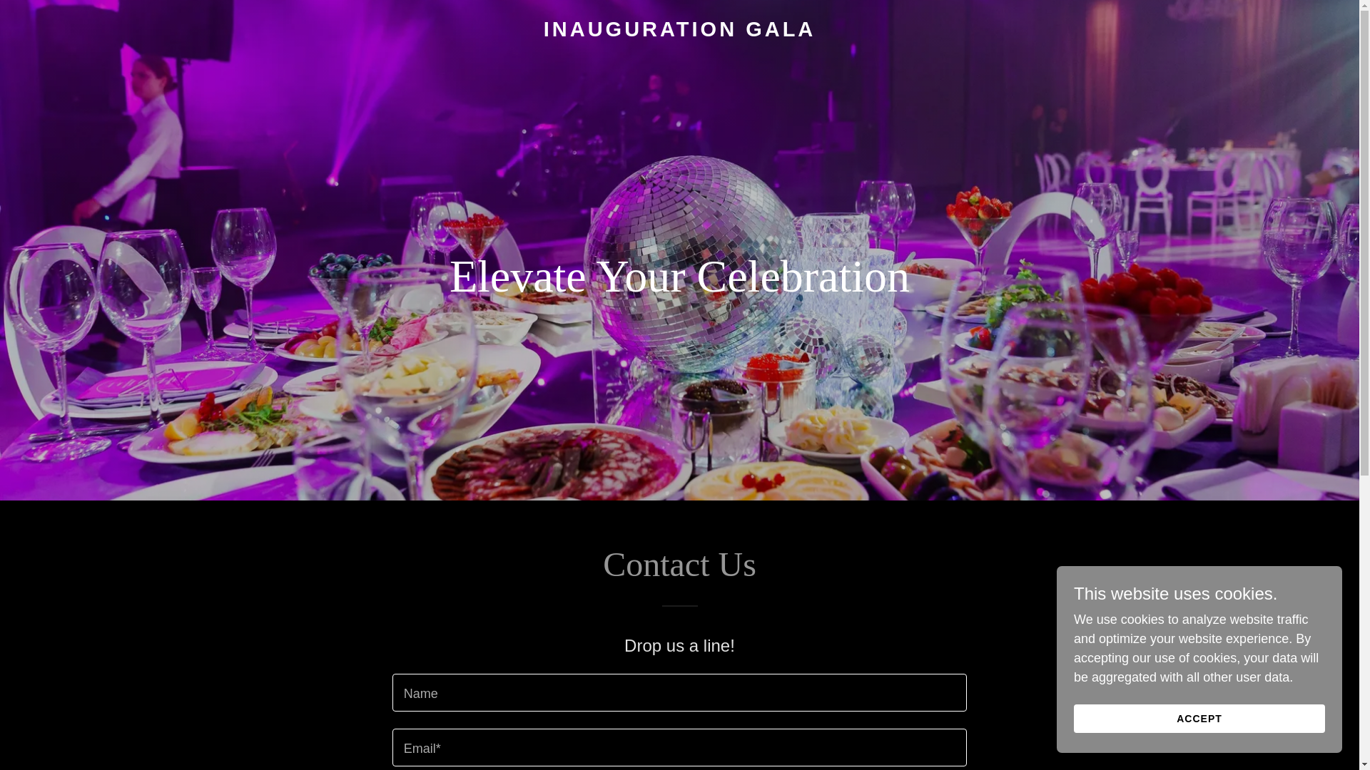 website screenshot of https://inaugurationgala.com/