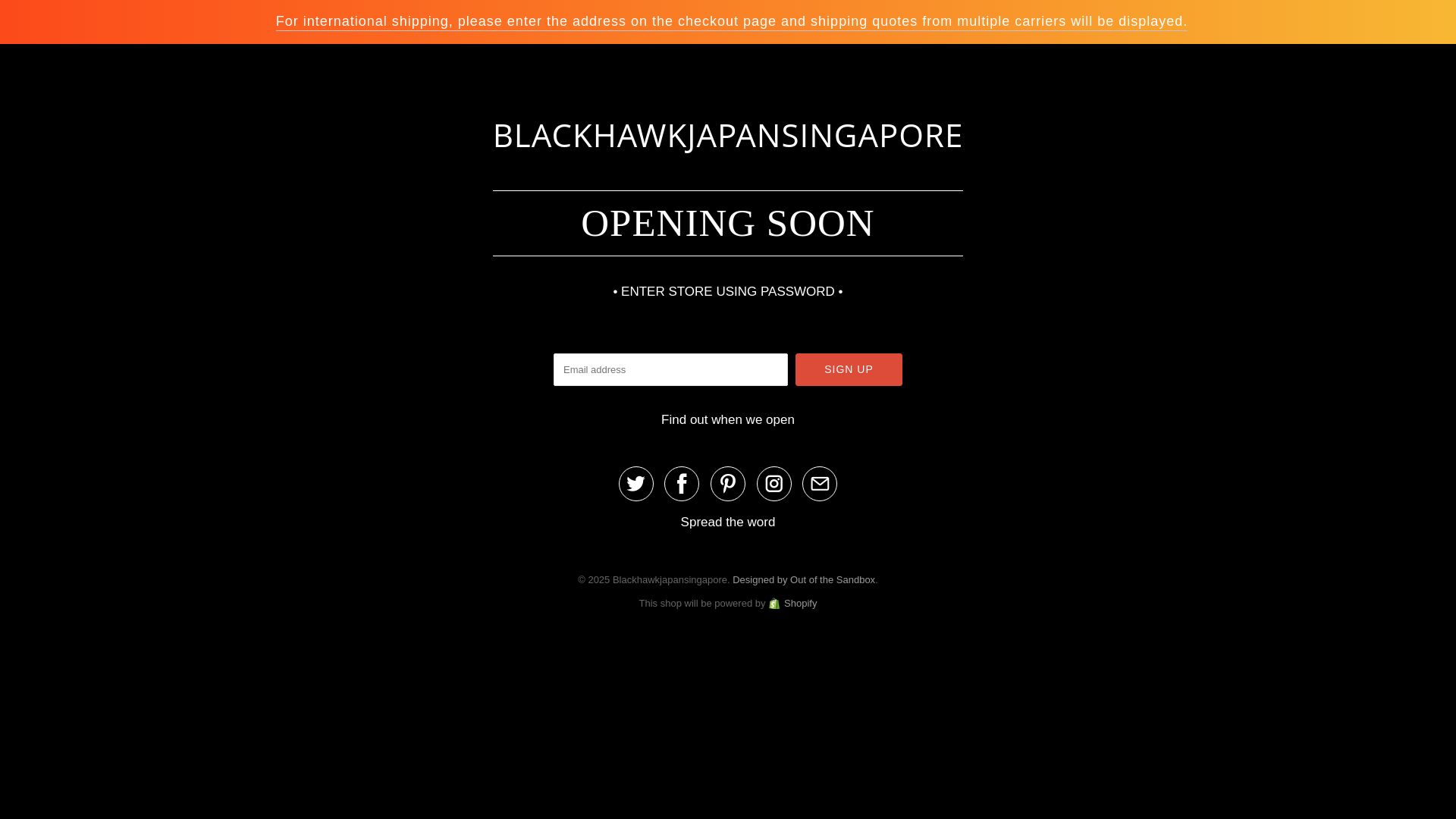 website screenshot of https://blackhawksingapore.com/