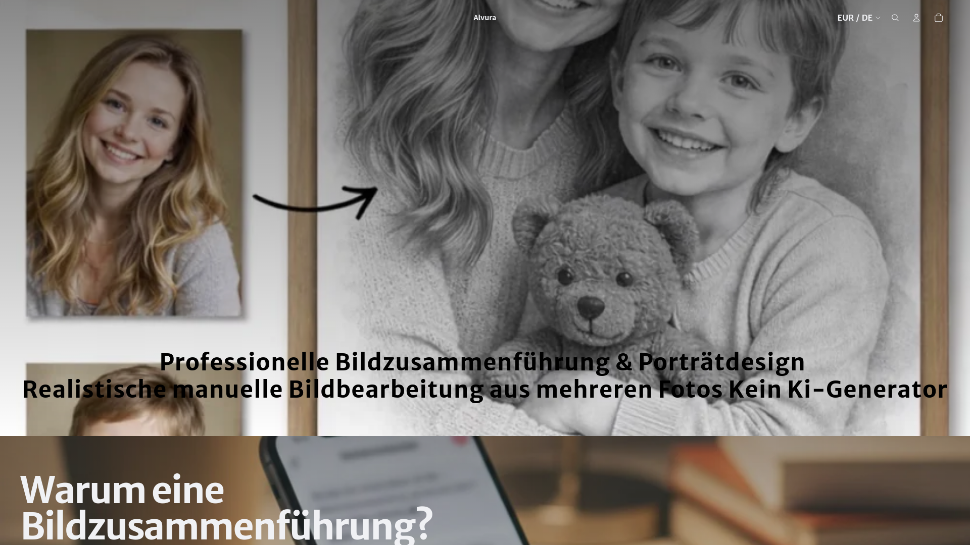 website screenshot of https://alvurastudio.com/