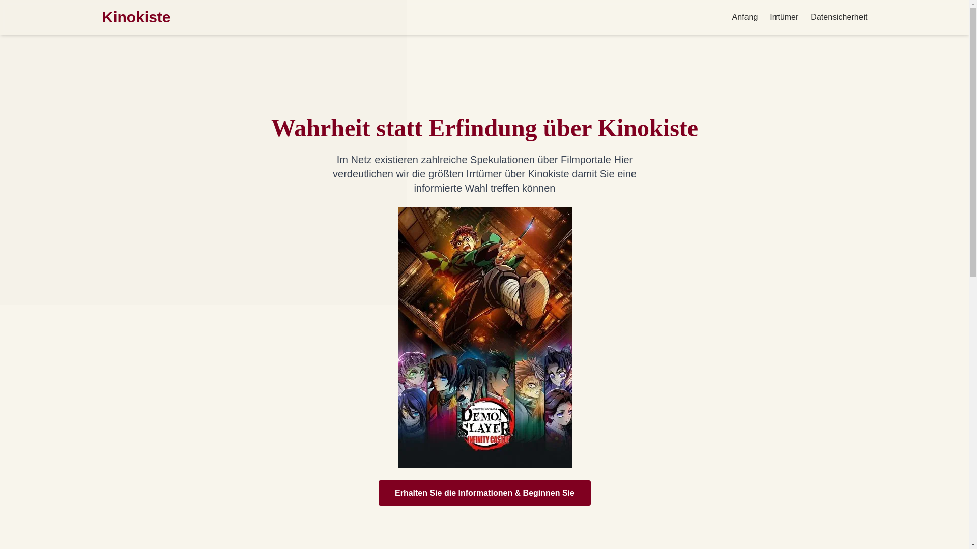 website screenshot of https://kinokiste-coat.pages.dev/
