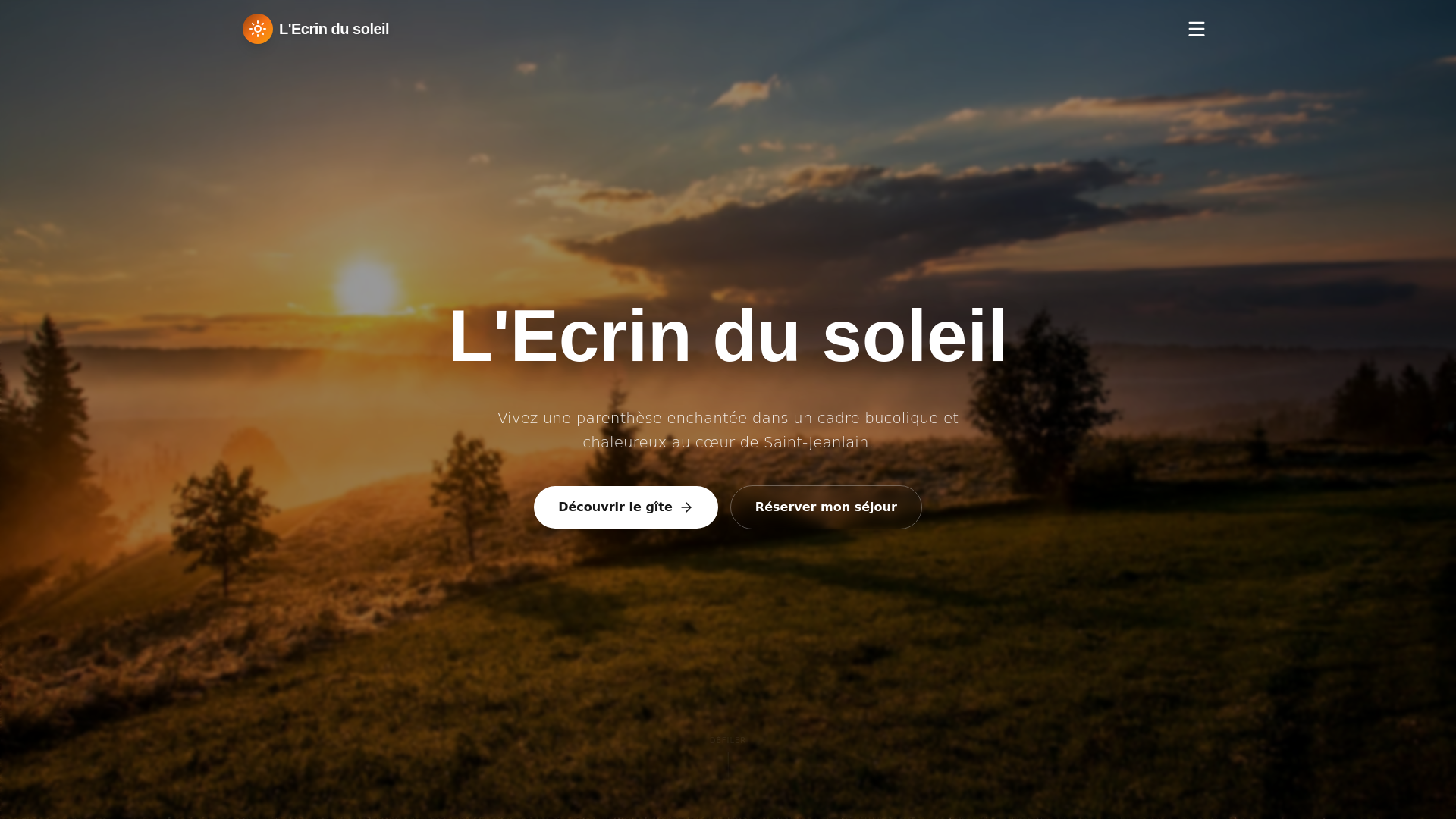 website screenshot of https://ecrin-du-soleil.pages.dev/