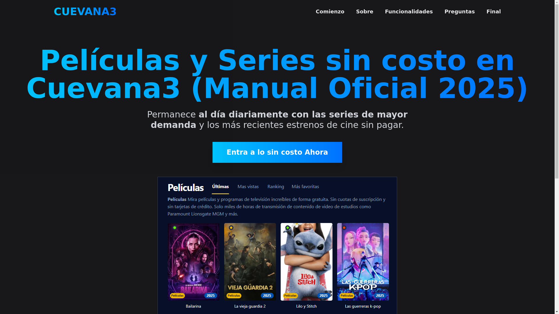 website screenshot of https://cuevana3-og4j.pages.dev/