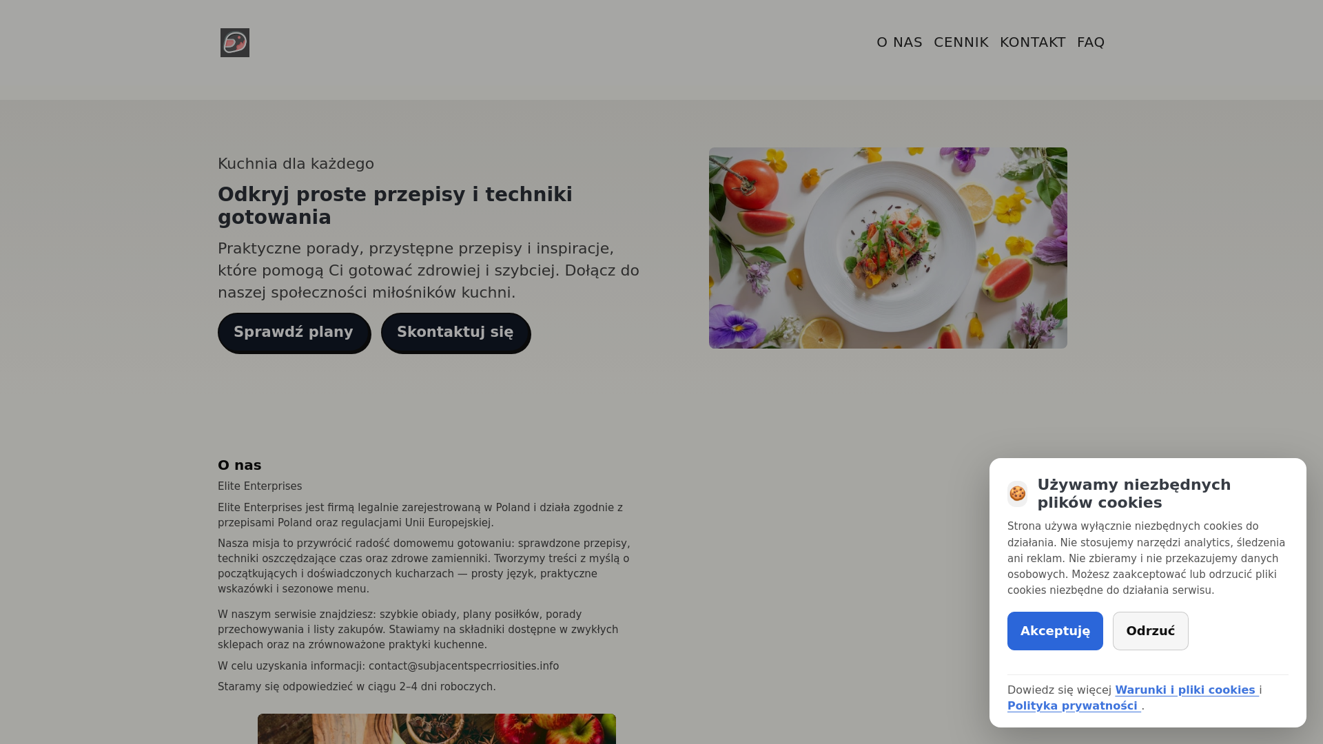 website screenshot of https://subjacentspecrriosities.info
