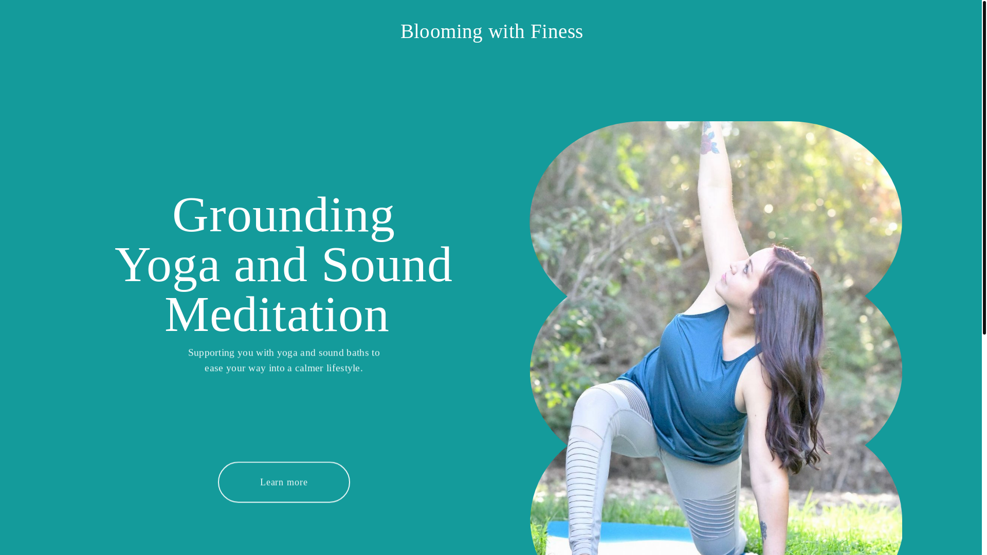 website screenshot of https://bloomingwithfiness.com/