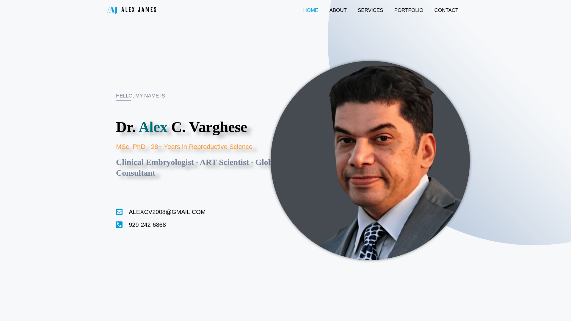 website screenshot of https://iamalexcv.com/