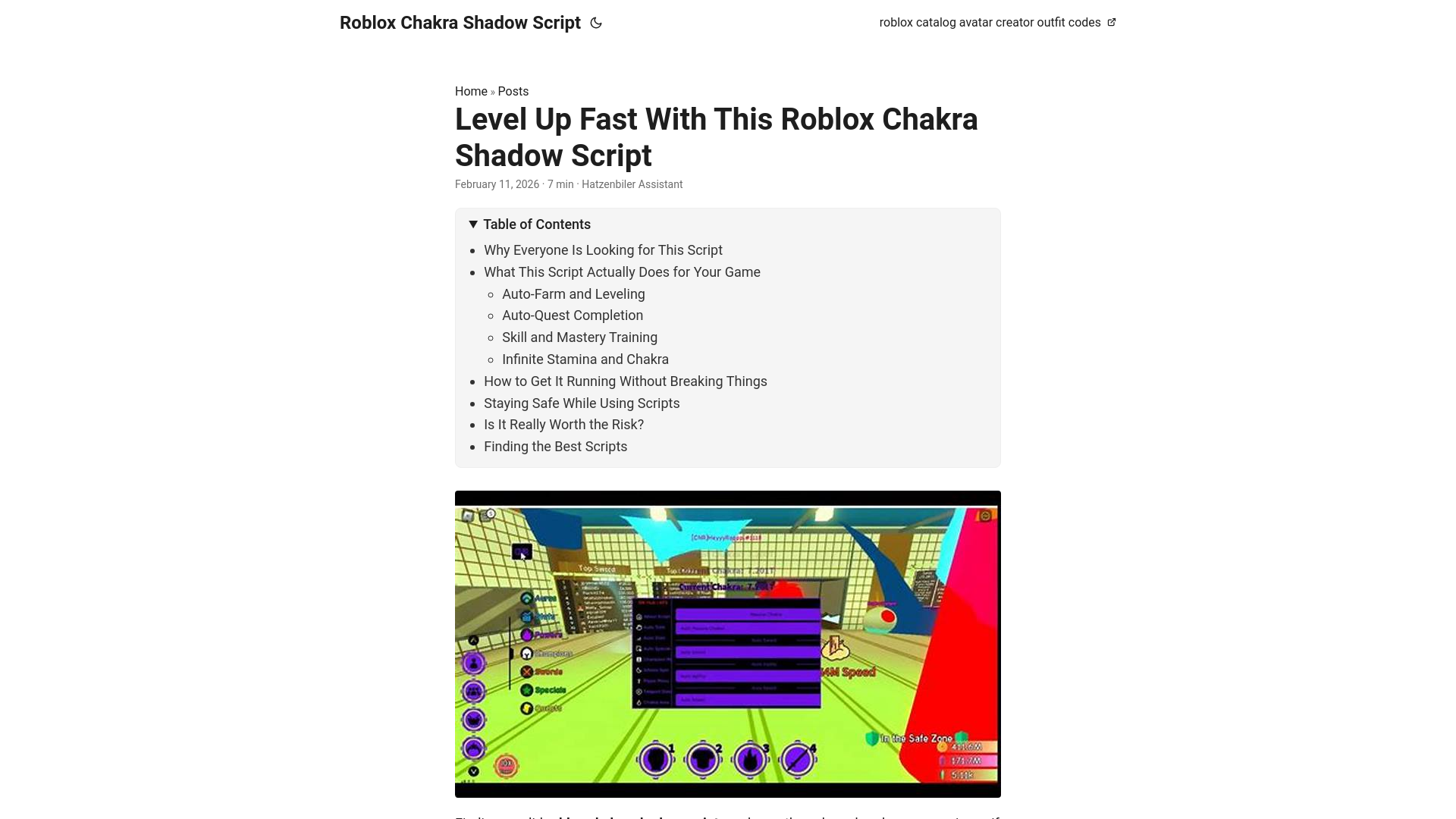 website screenshot of https://roblox-chakra-shadow-script.pages.dev/