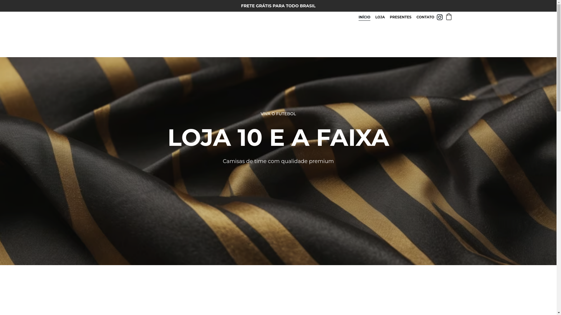 website screenshot of https://loja10eafaixa.com/