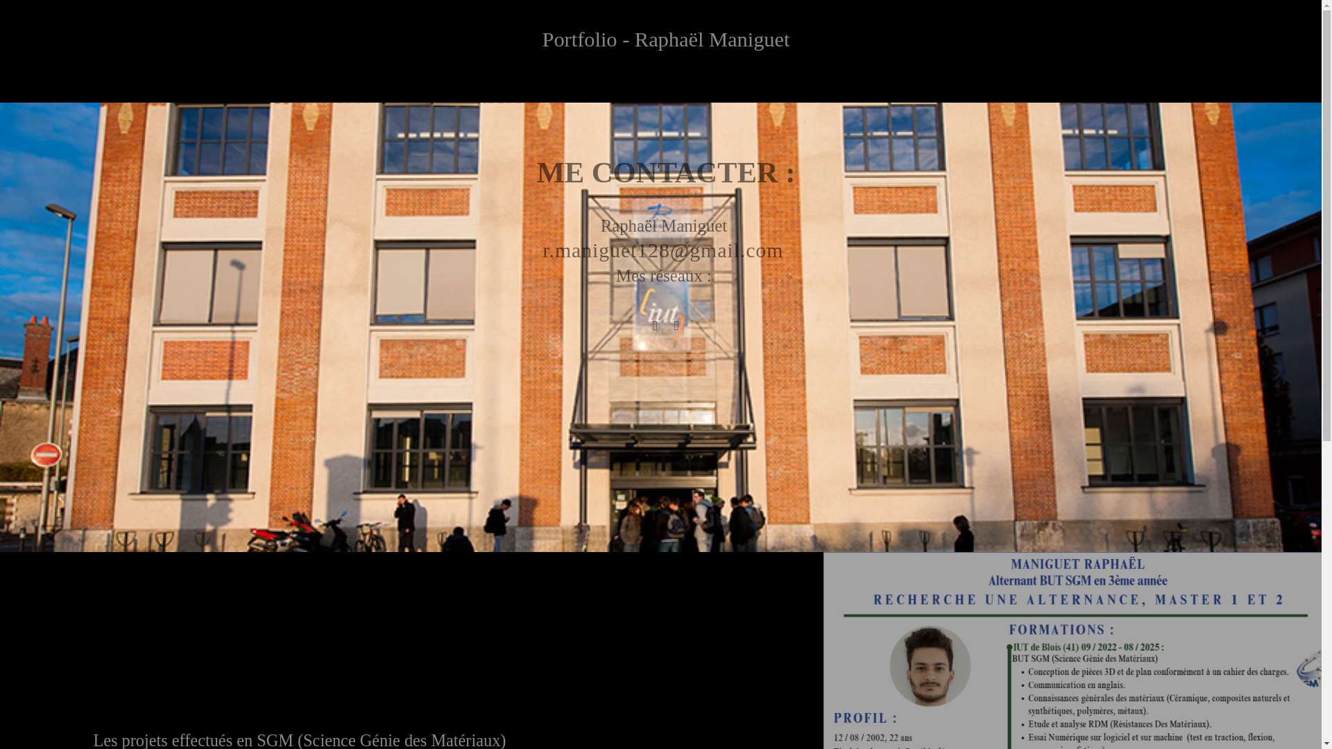website screenshot of https://raphael-maniguet.com/
