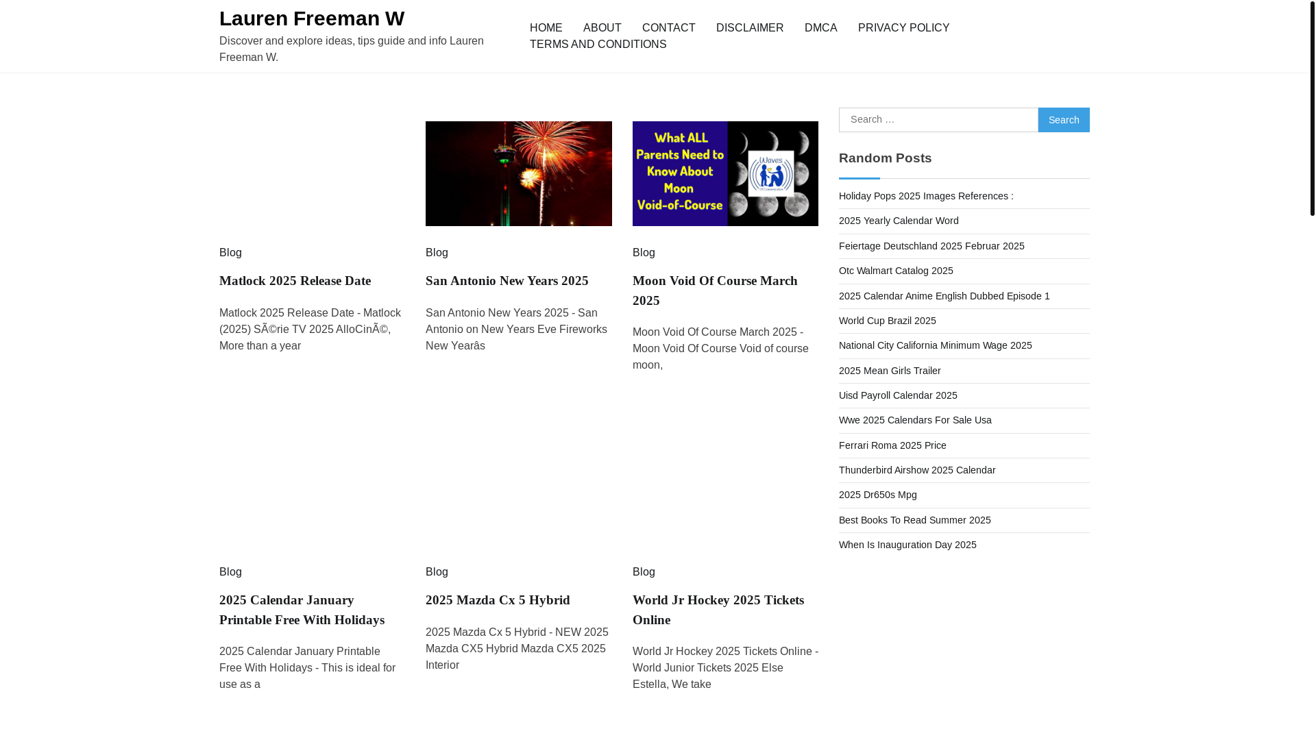 website screenshot of https://laurenfreemanw.pages.dev/