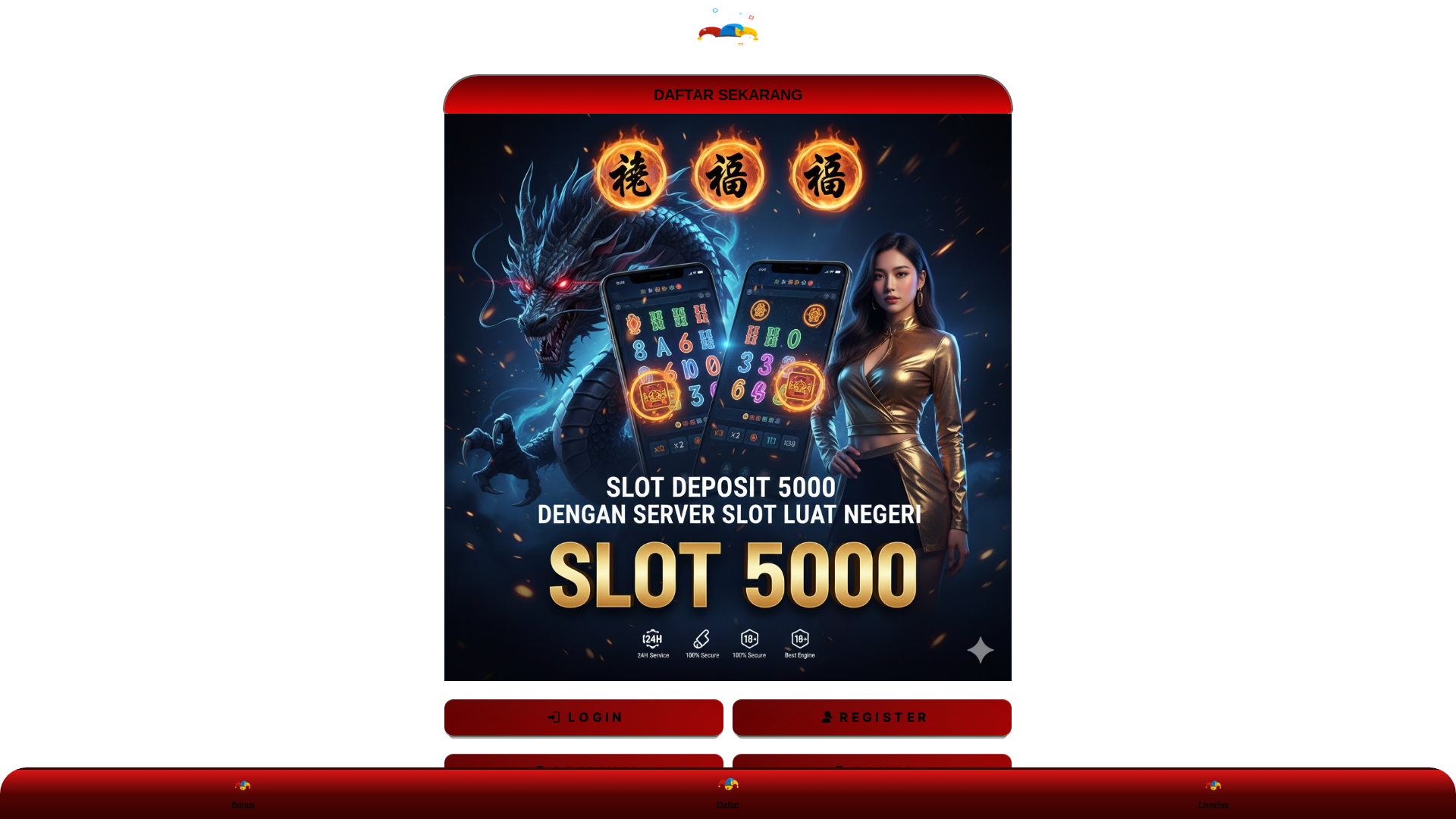 website screenshot of https://jokertoto-naik.pages.dev/