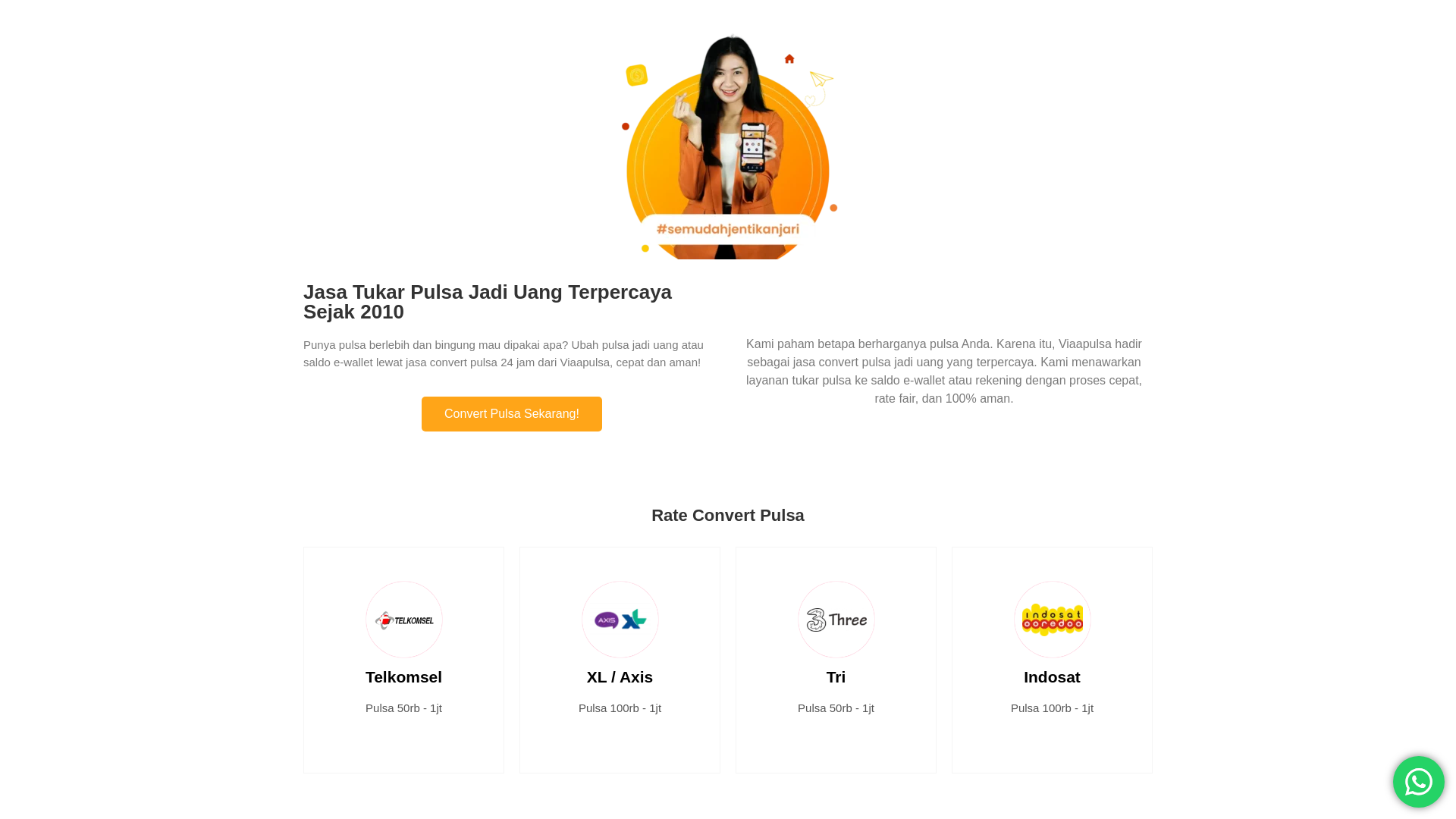 website screenshot of https://viaacconvert.com/