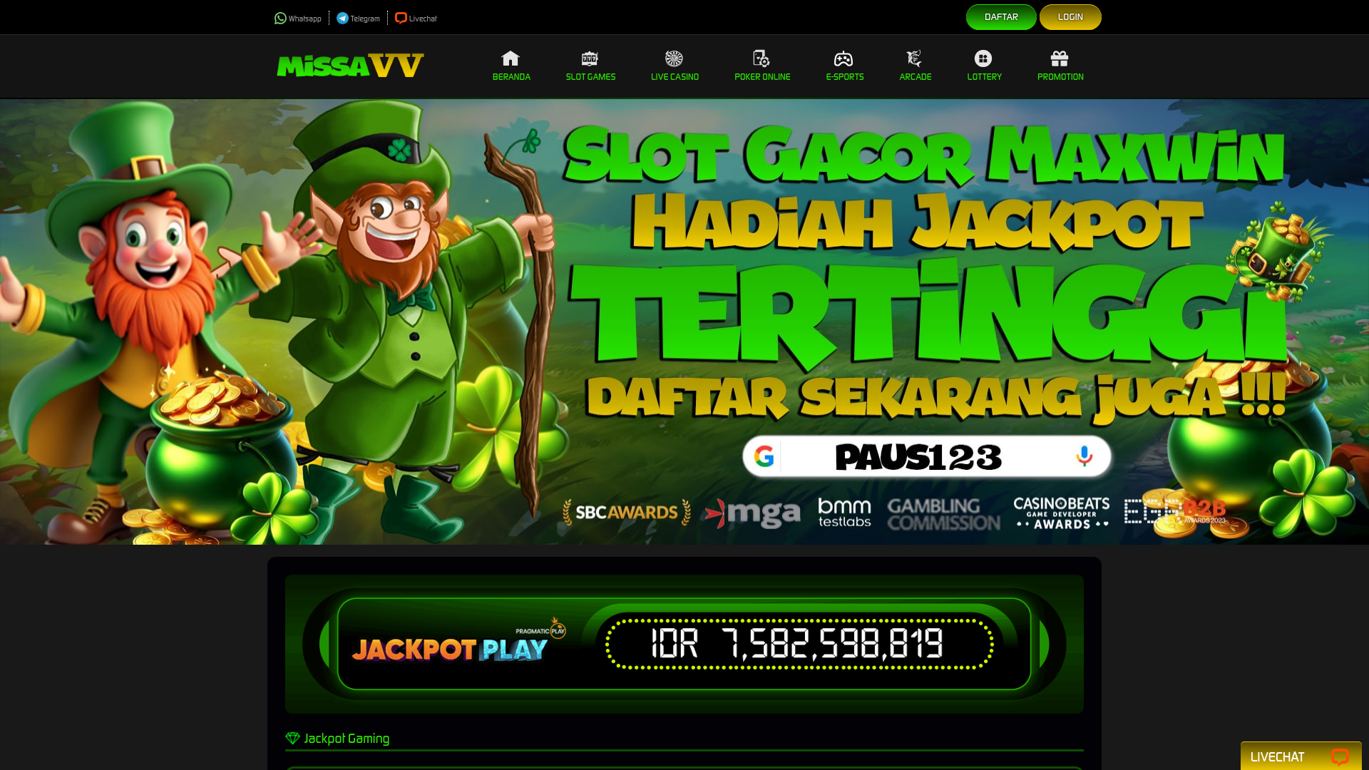 website screenshot of https://missavv.org/