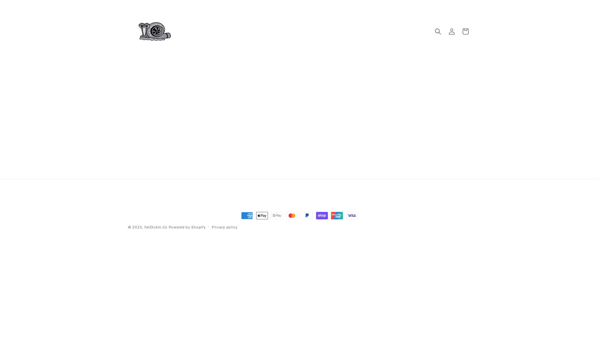 website screenshot of https://fdclothing.co/