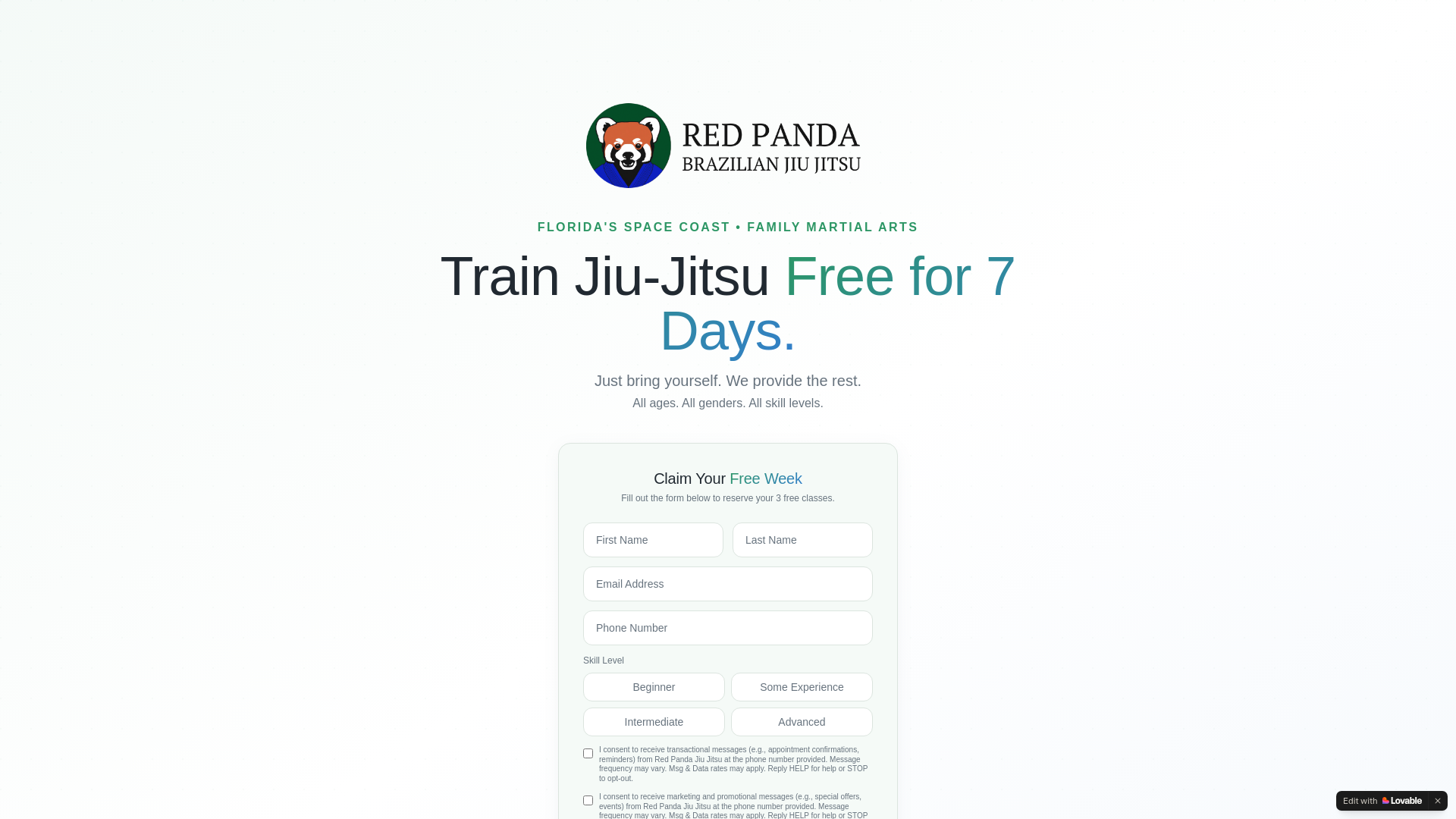 website screenshot of https://redpandafreeweek.com/