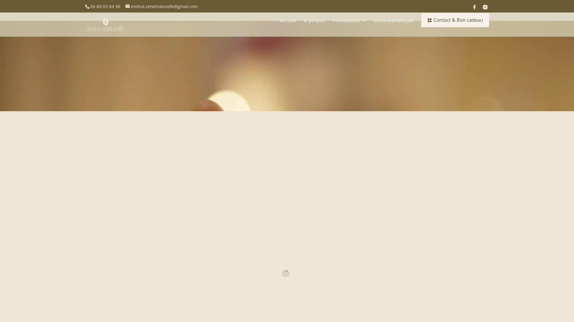 website screenshot of https://institut-zenetnaturelle.fr/