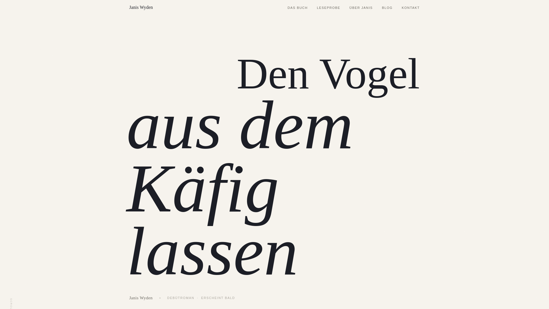 website screenshot of https://janis-wyden.pages.dev/