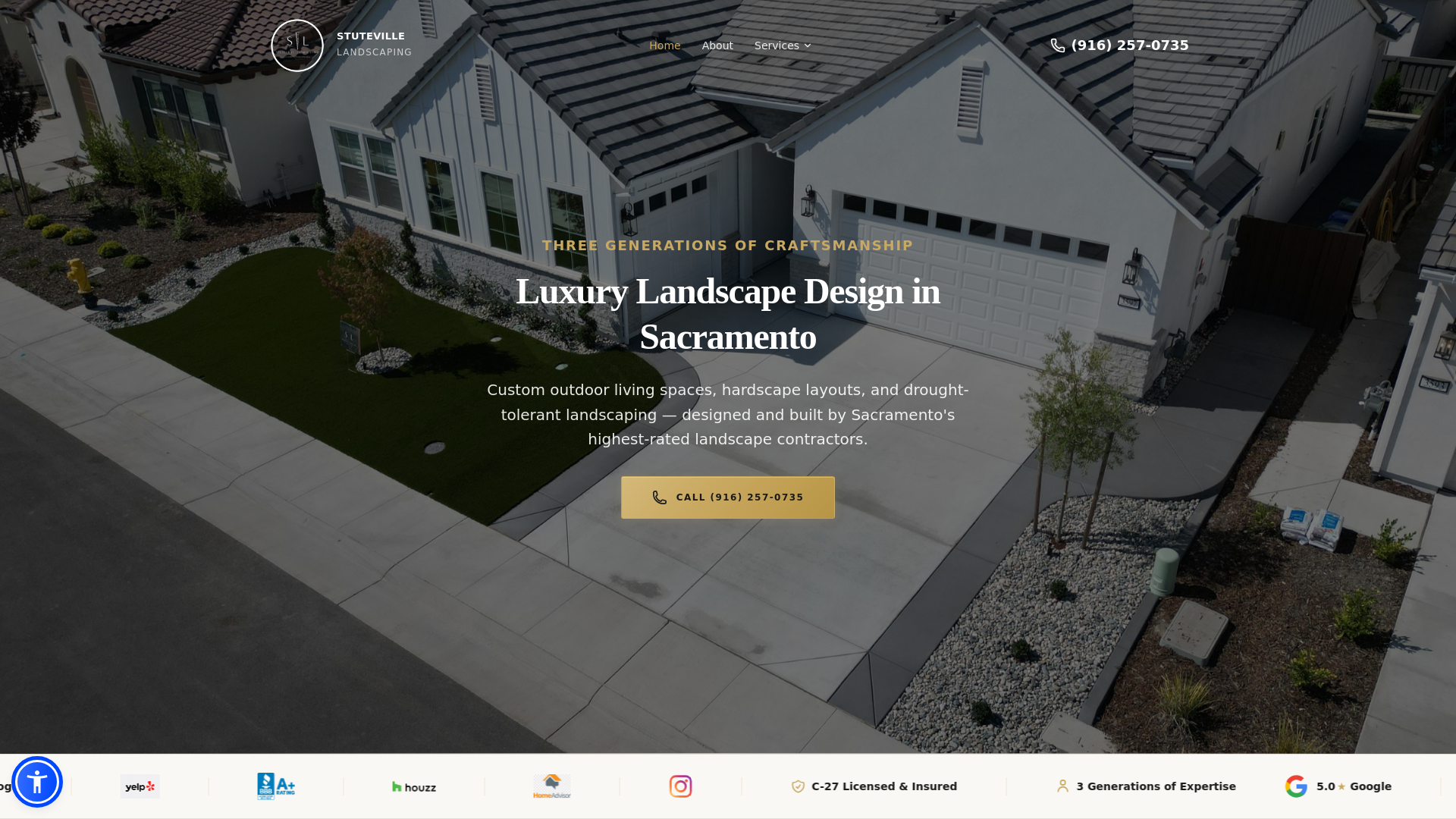 website screenshot of https://stuteville-landscaping-final.pages.dev/