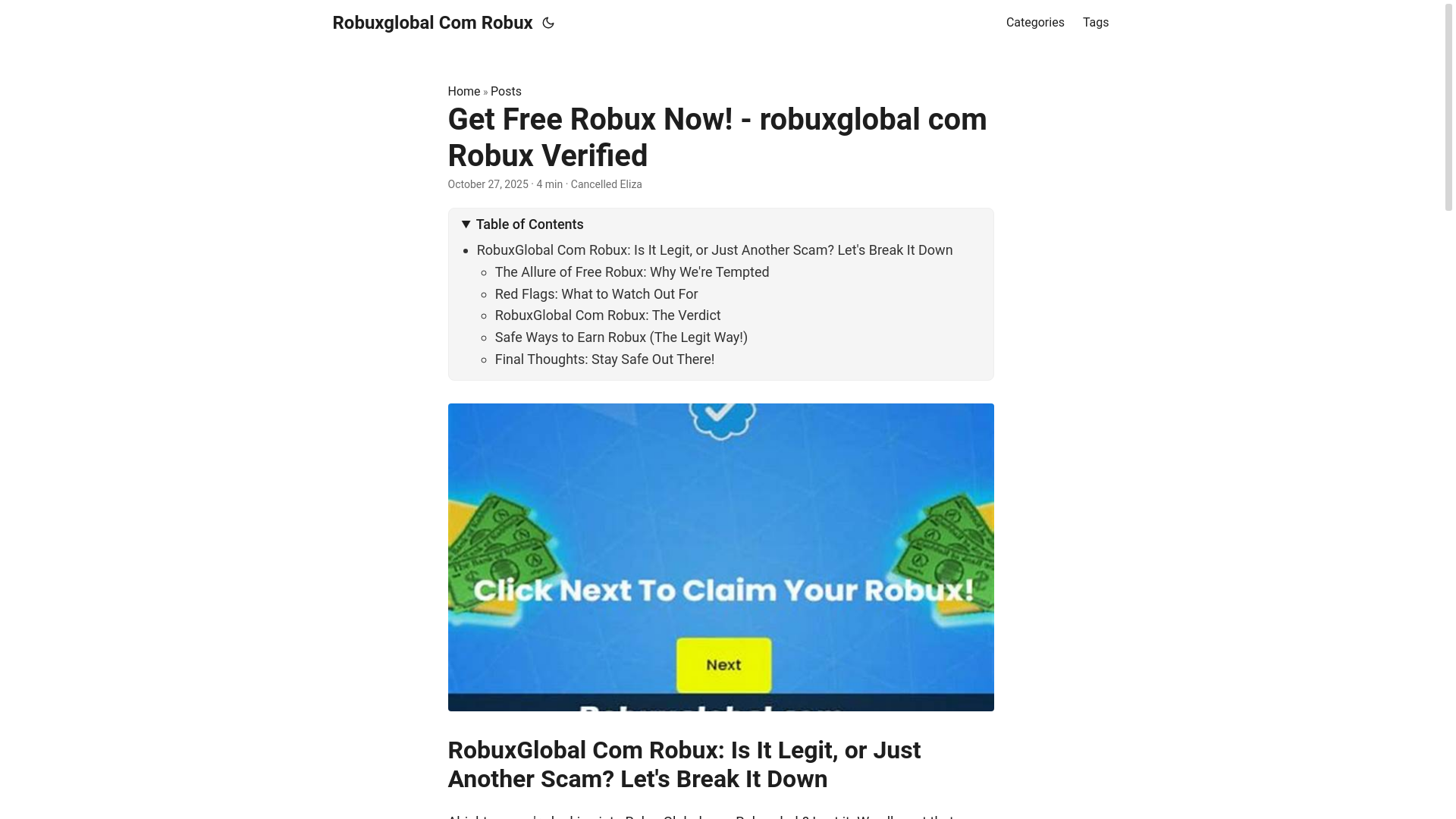 website screenshot of https://robuxglobal-com-robux.pages.dev/