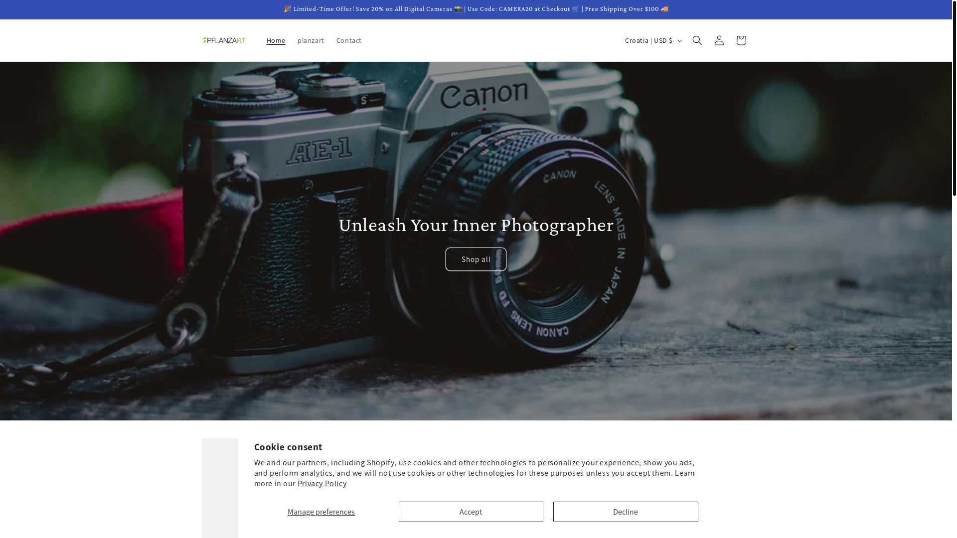 website screenshot of https://amerivibe.shop/