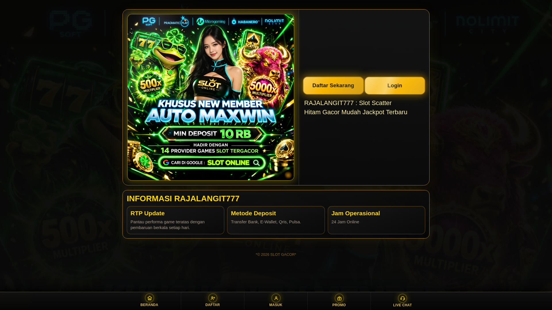 website screenshot of https://rajalangit777-fitaliguria.pages.dev/