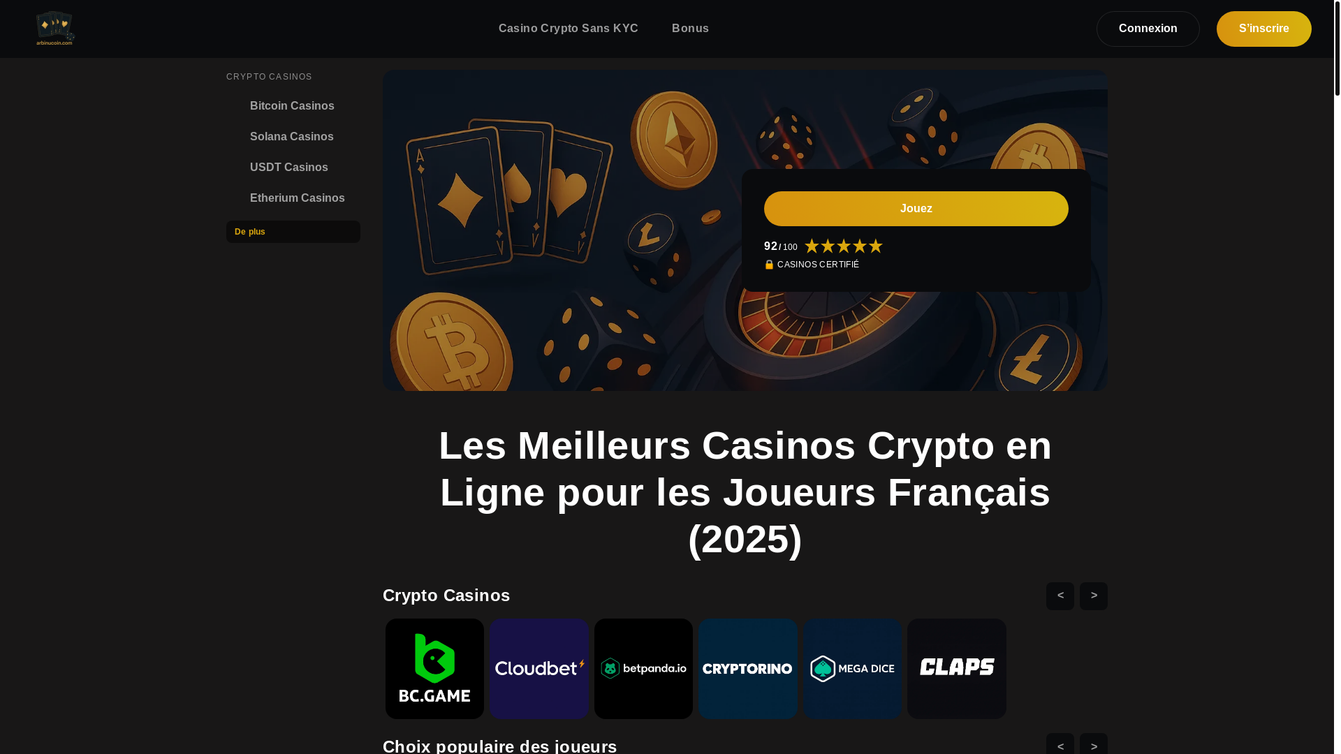 website screenshot of https://arbinucoin-com.pages.dev/