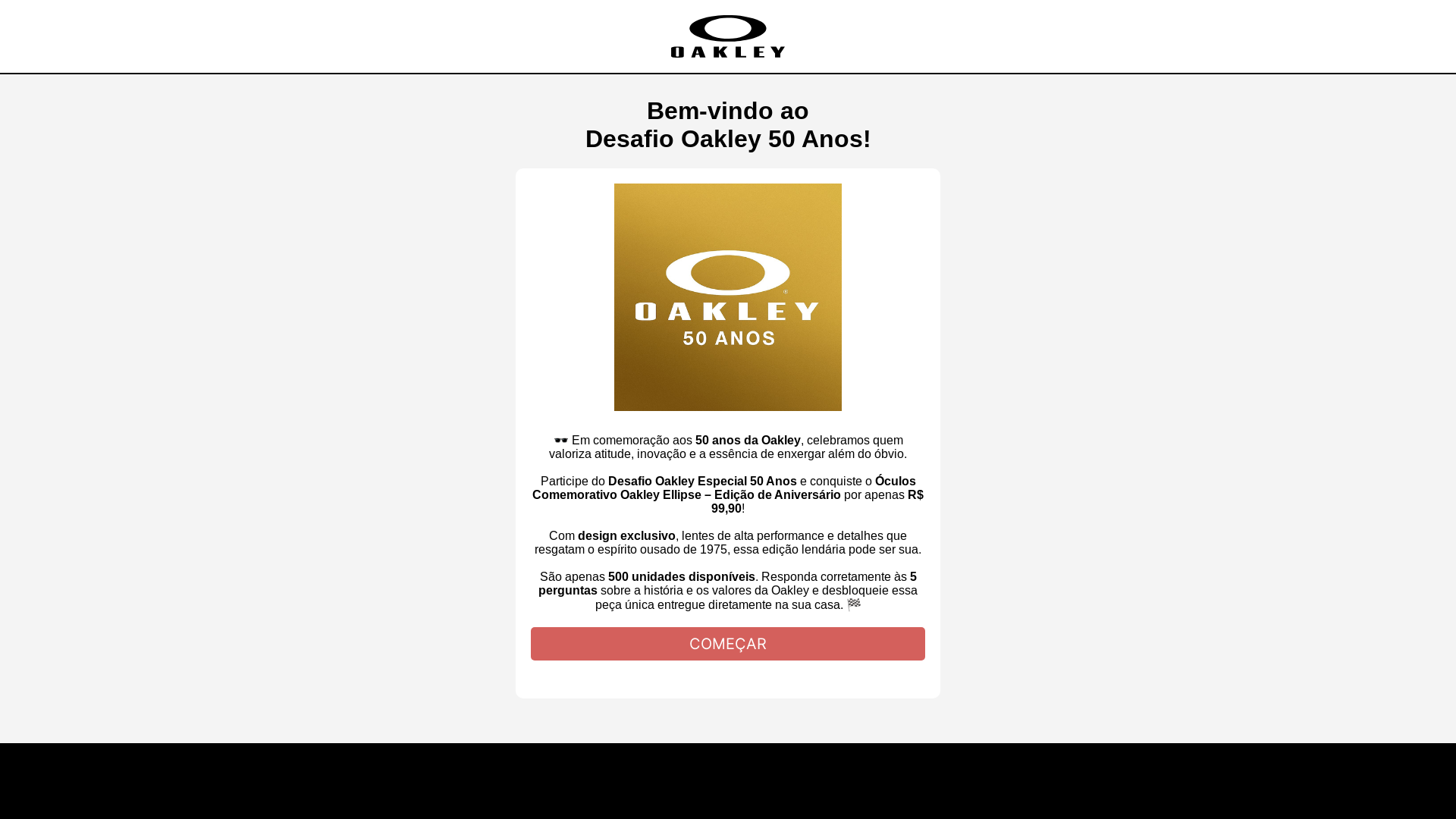 website screenshot of https://lojaoaklley.site/