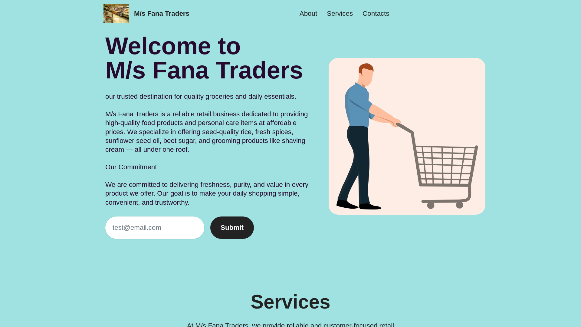 website screenshot of https://fnnatrdrs.shop/