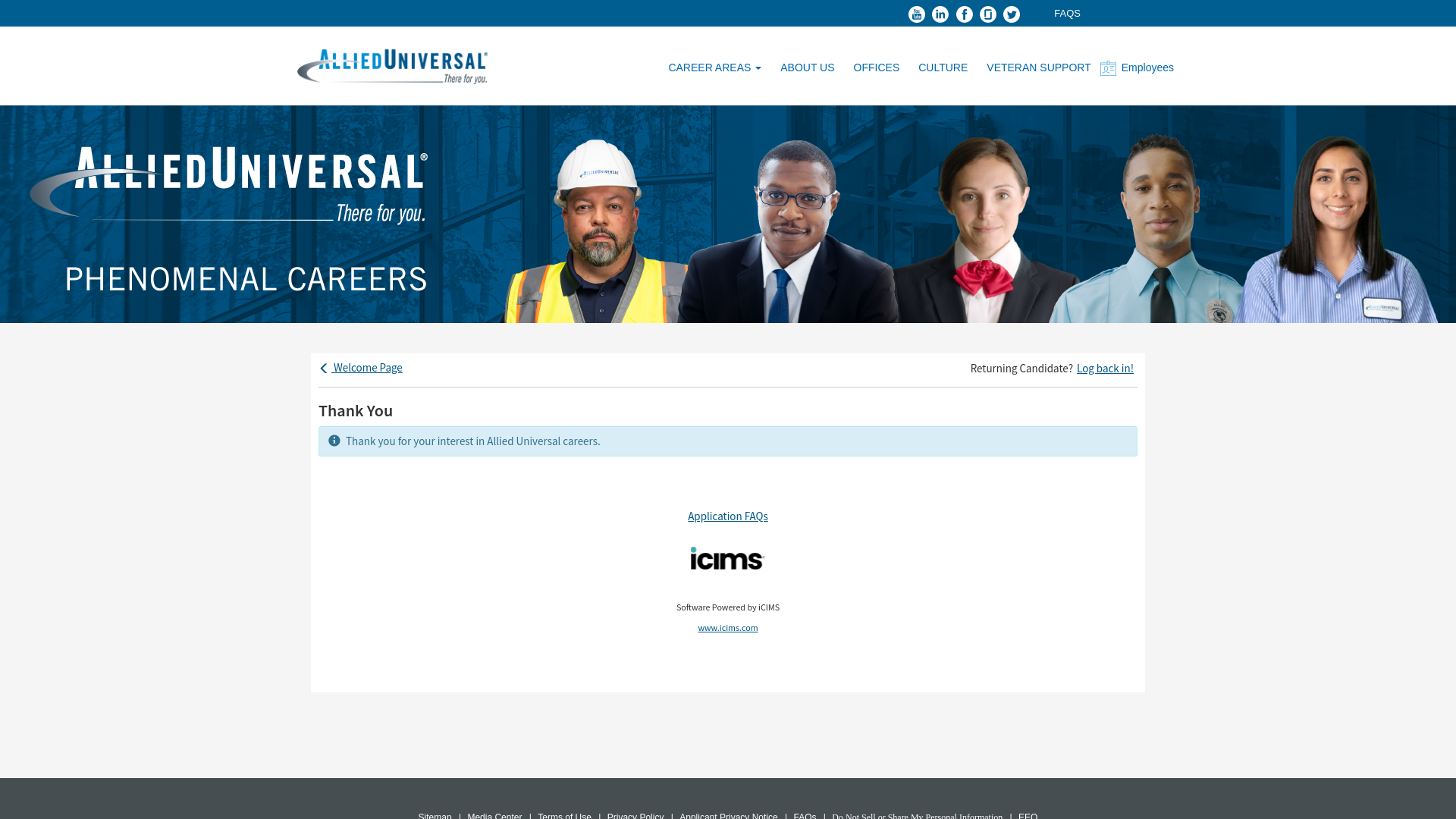 website screenshot of https://securitycareers-aus.icims.com/jobs/logout?universalLogout=1