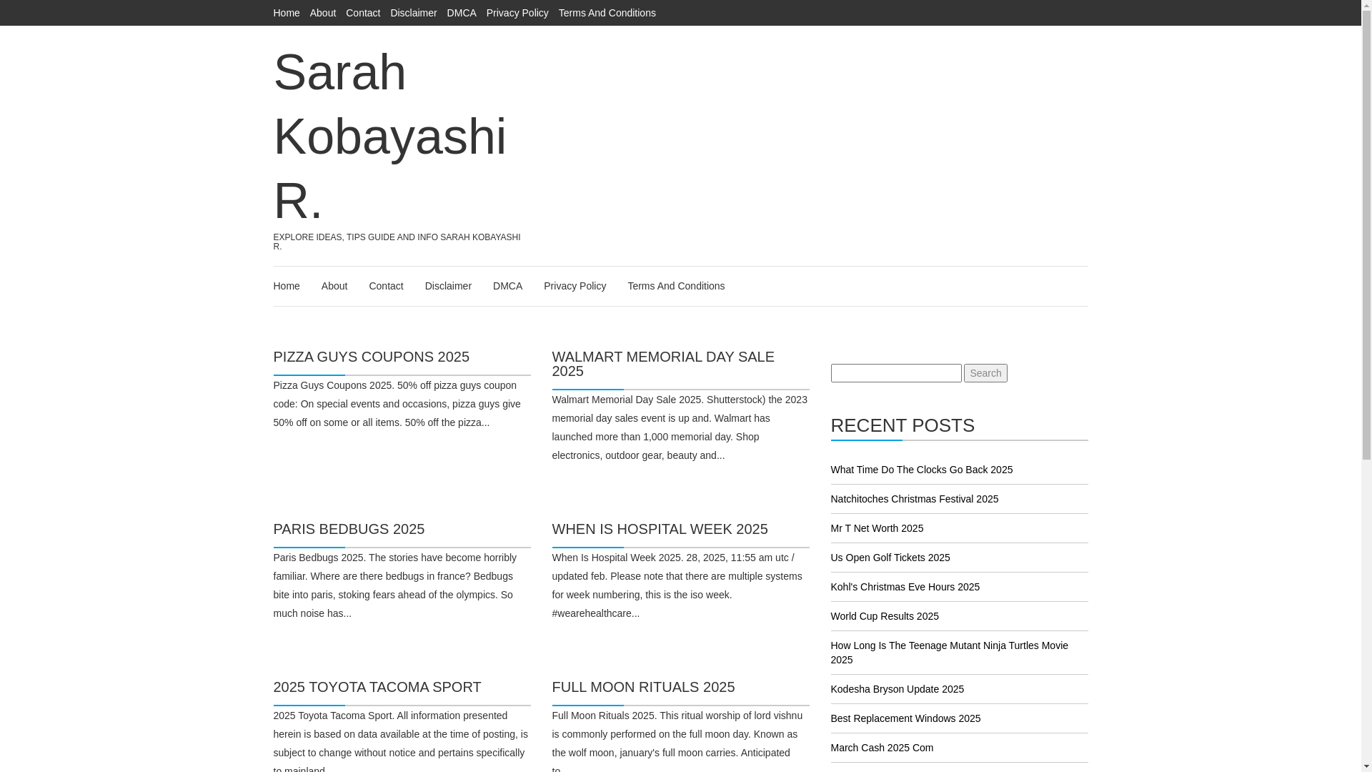 website screenshot of https://sarahkobayashir.pages.dev/