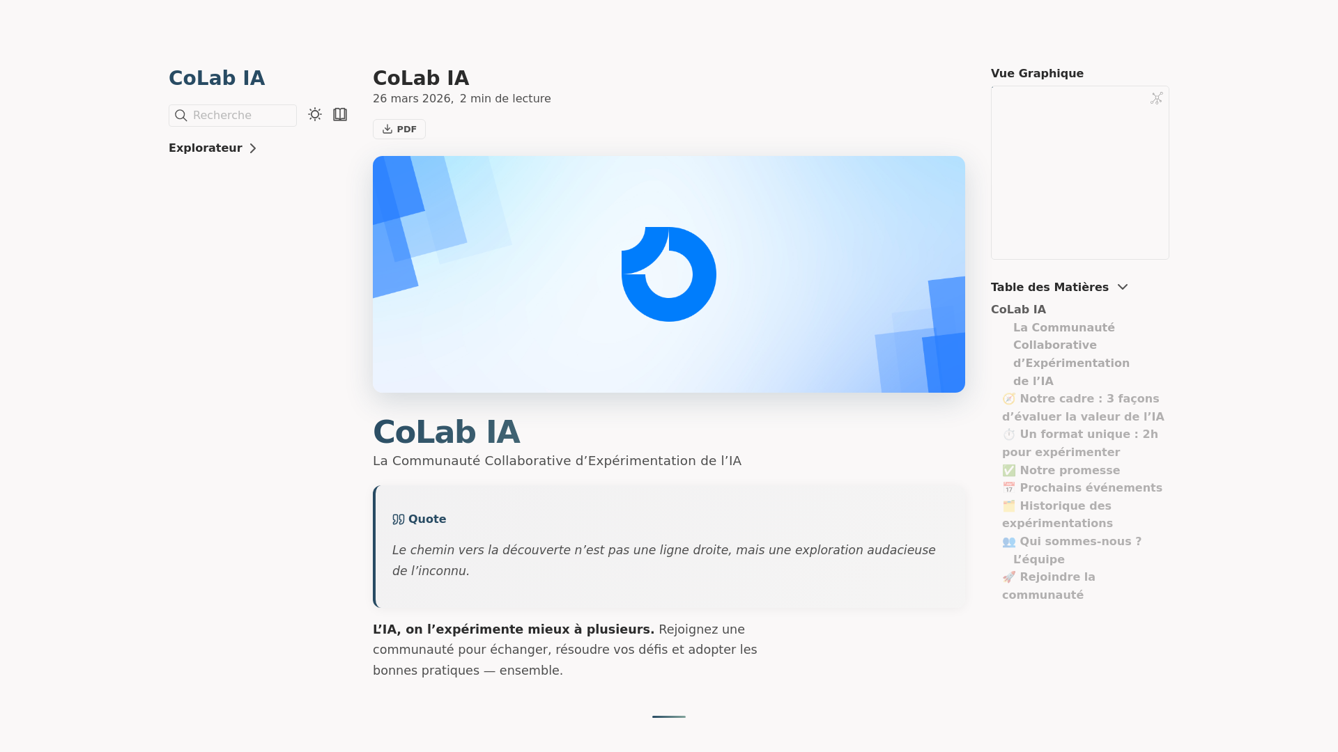 website screenshot of https://colabia.ch/