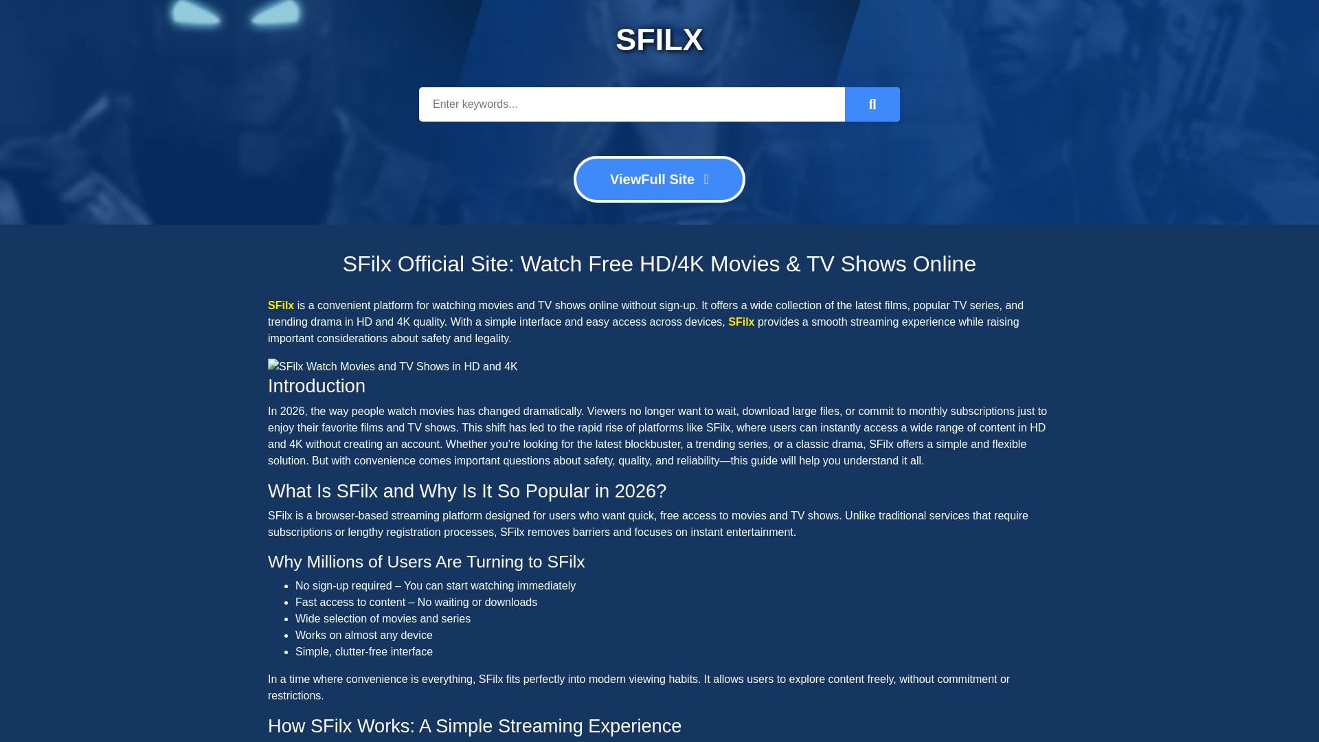 website screenshot of https://sfilx-me1.pages.dev/