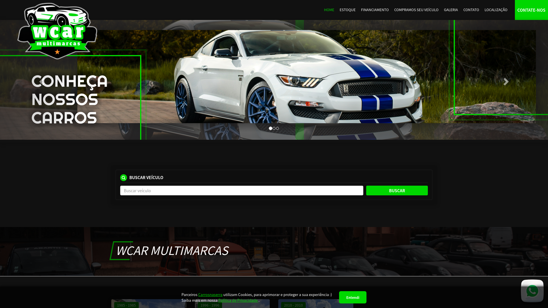 website screenshot of https://wcarmultimarcascaxias.com.br/