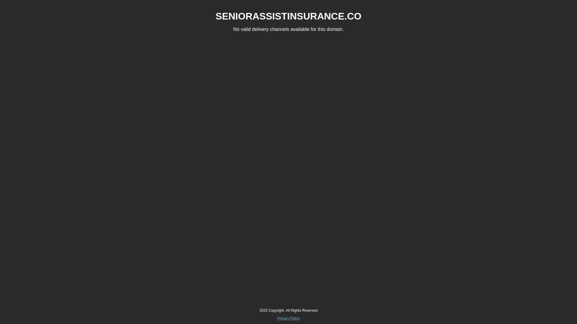website screenshot of https://seniorassistinsurance.co/