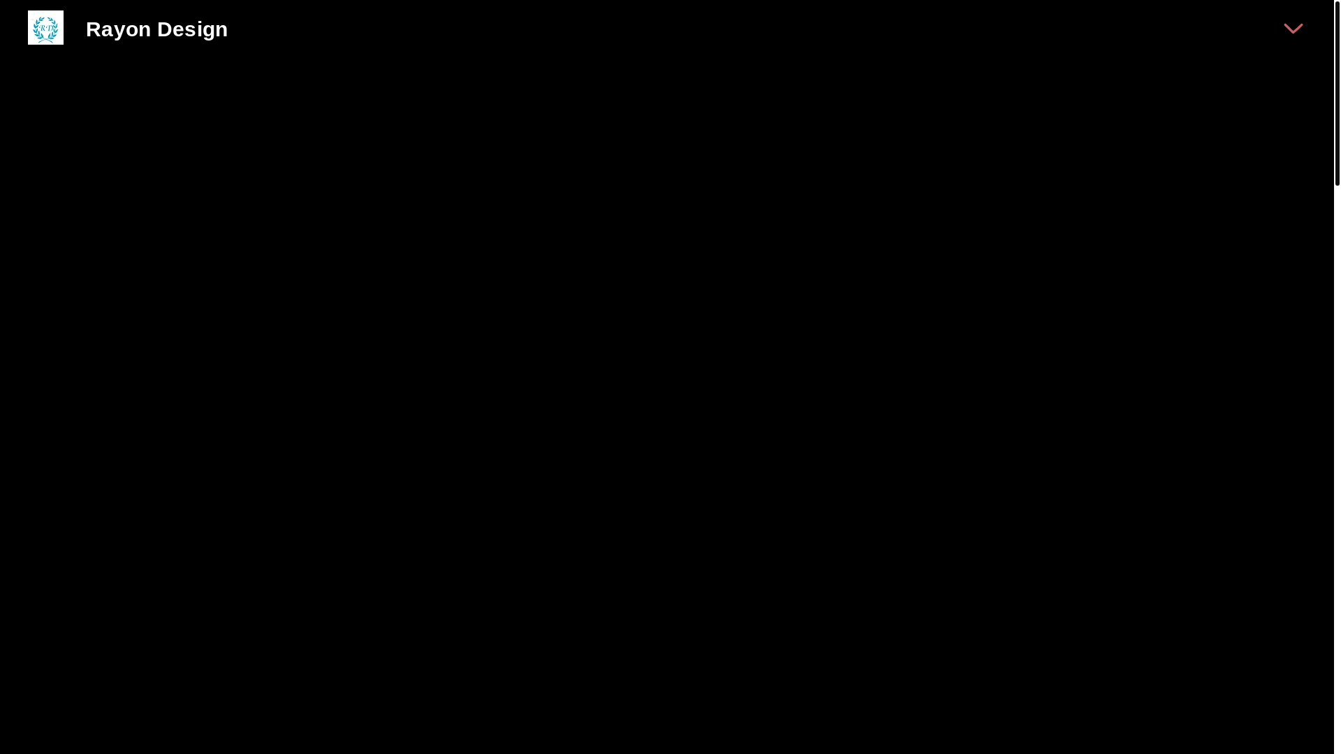 website screenshot of https://rayondesign.biz/